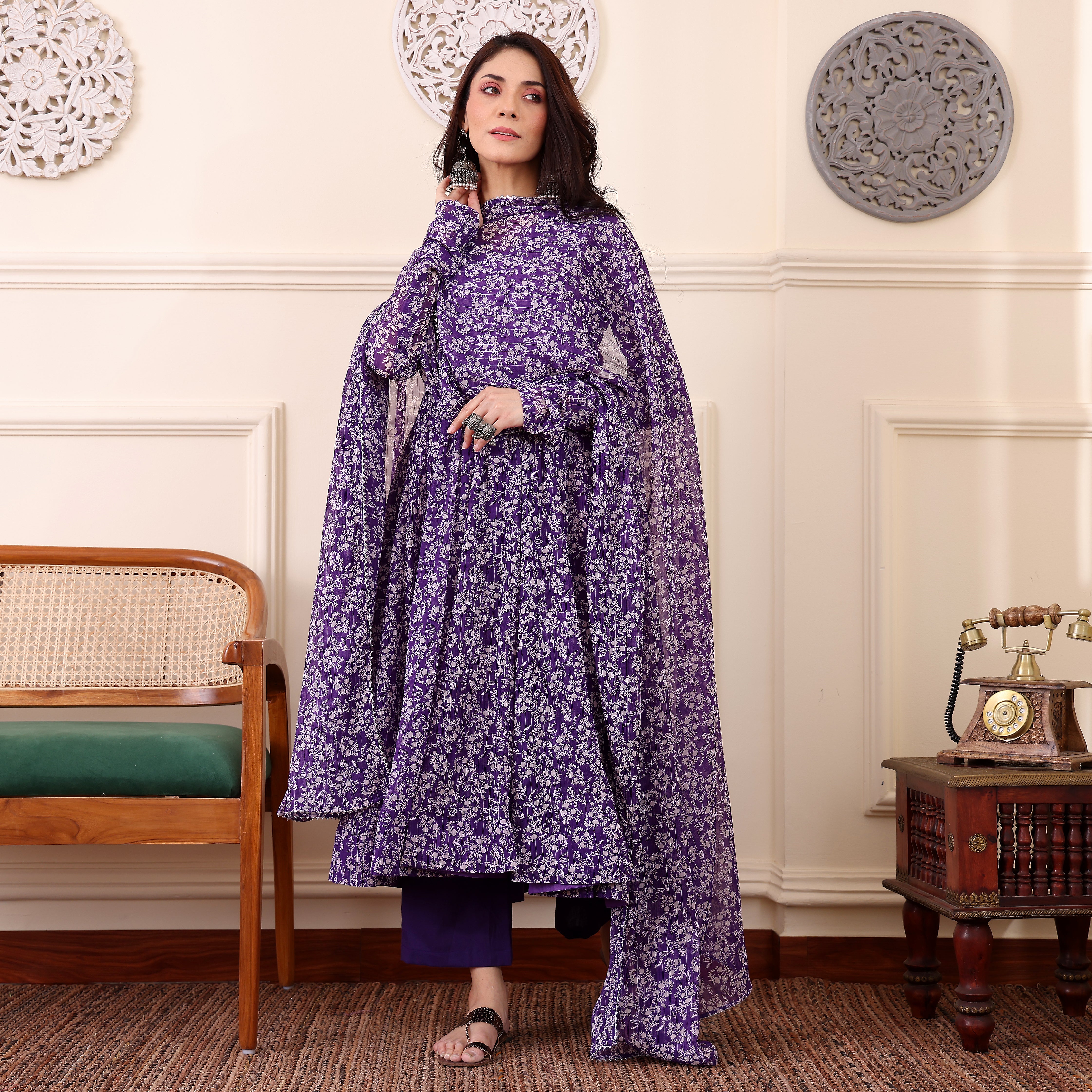 Mohina Kalidaar Georgette Set