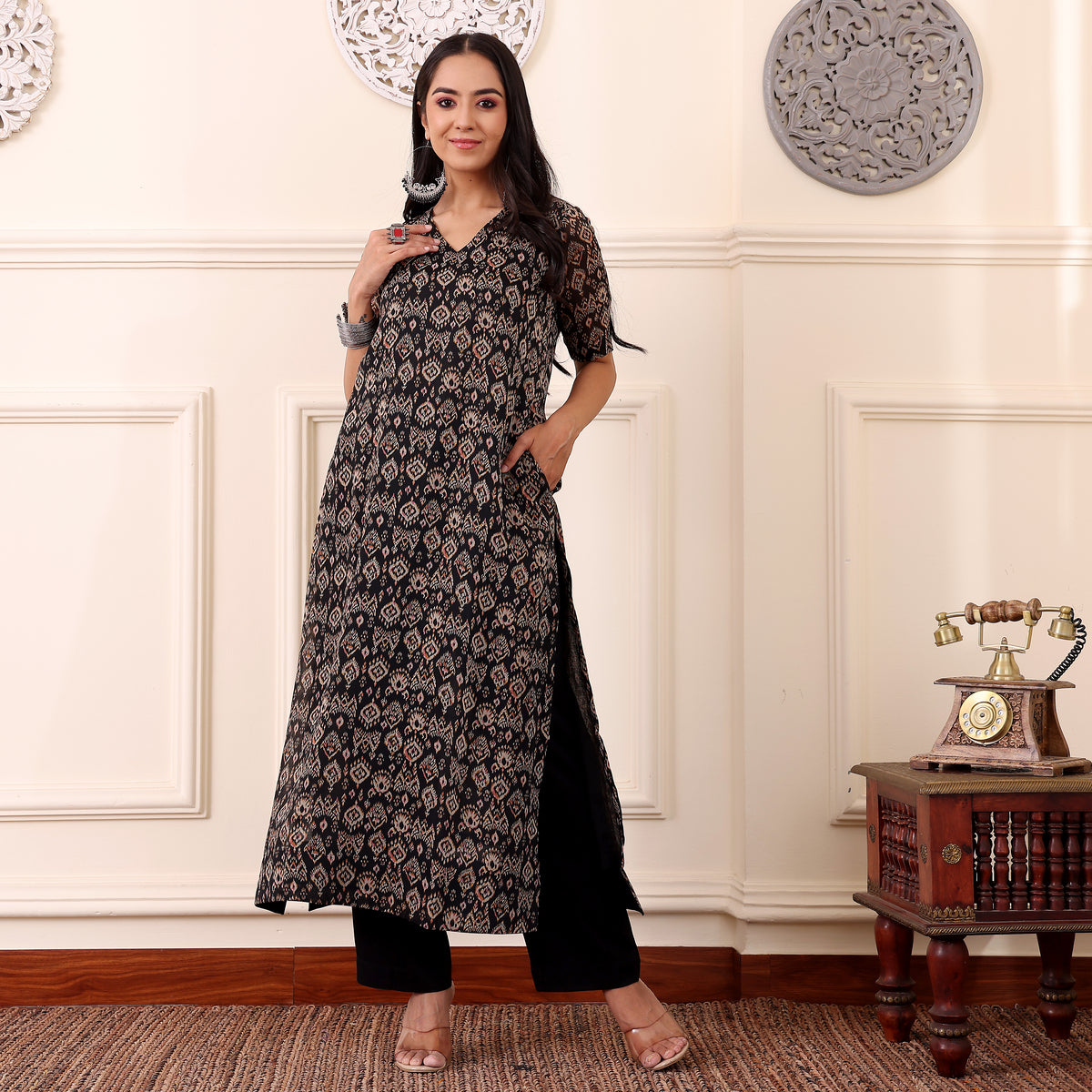 Amona georgette set