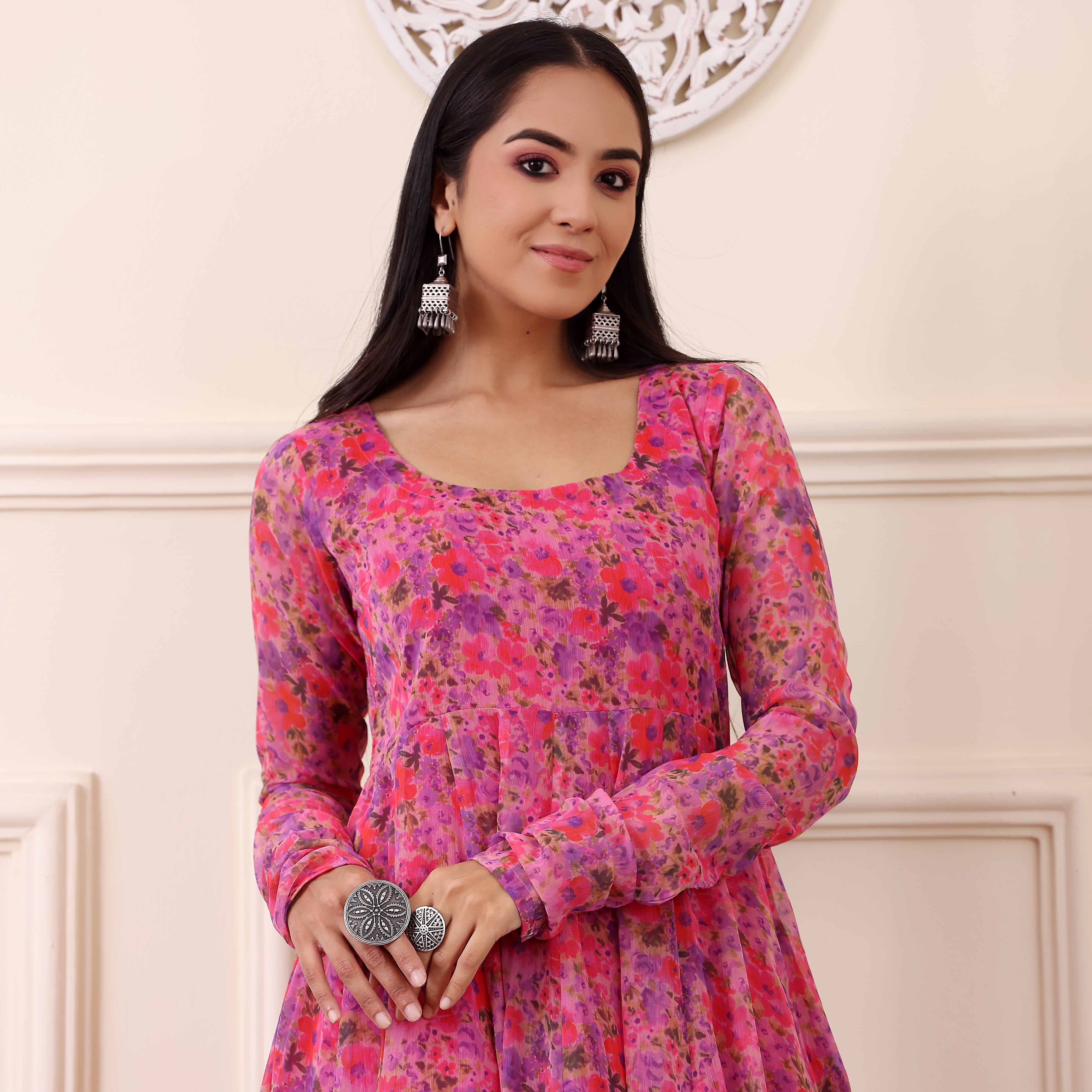 Mohika Georgette Kameez