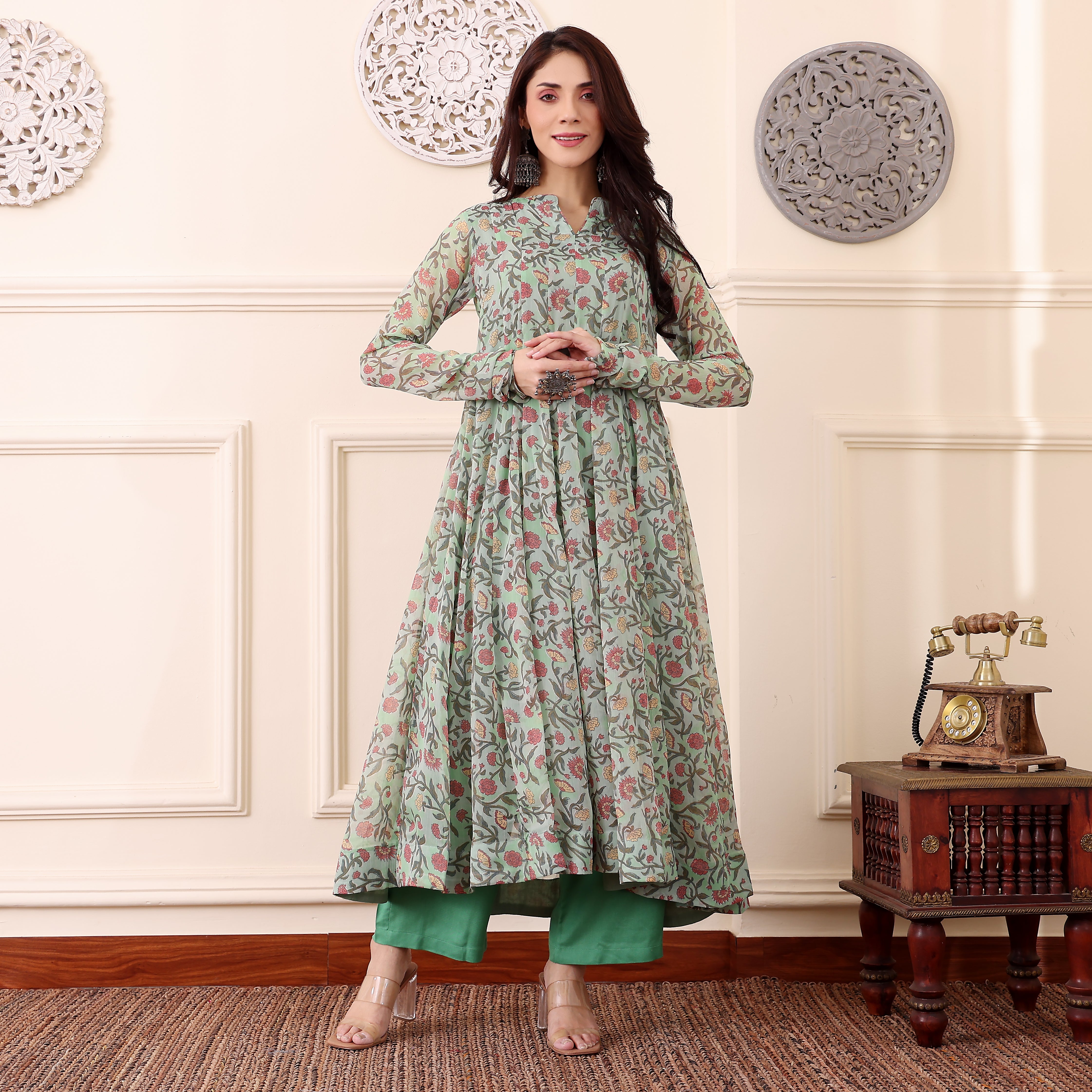 Nakusha Georgette Kurta