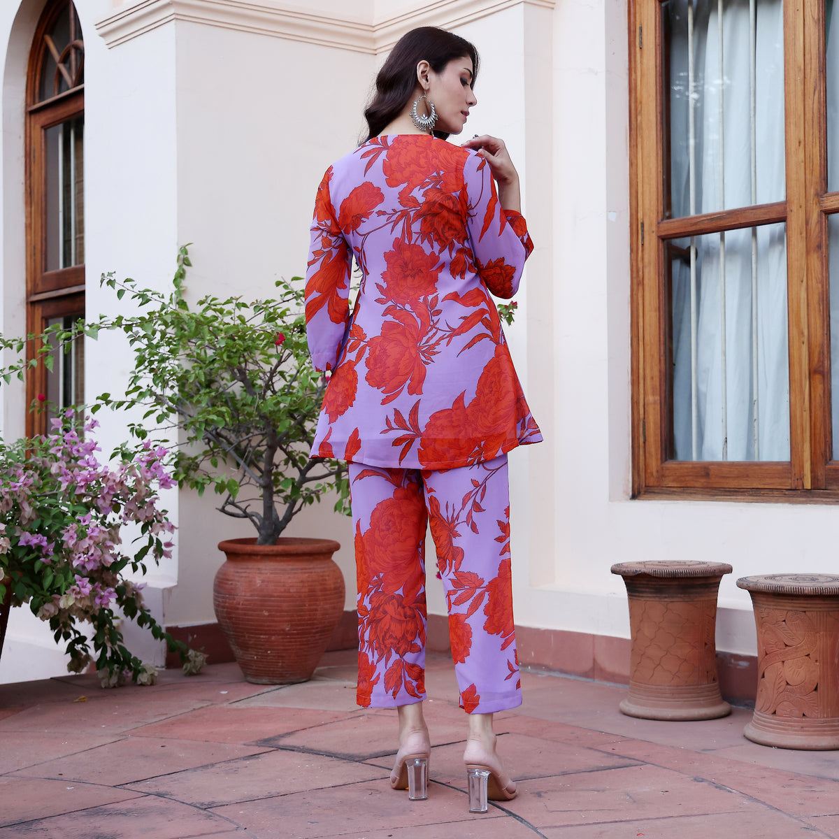 Samika Cord Georgette Set – Kameez.co