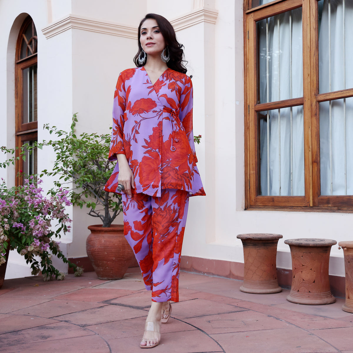 Samika Cord Georgette Set – Kameez.co