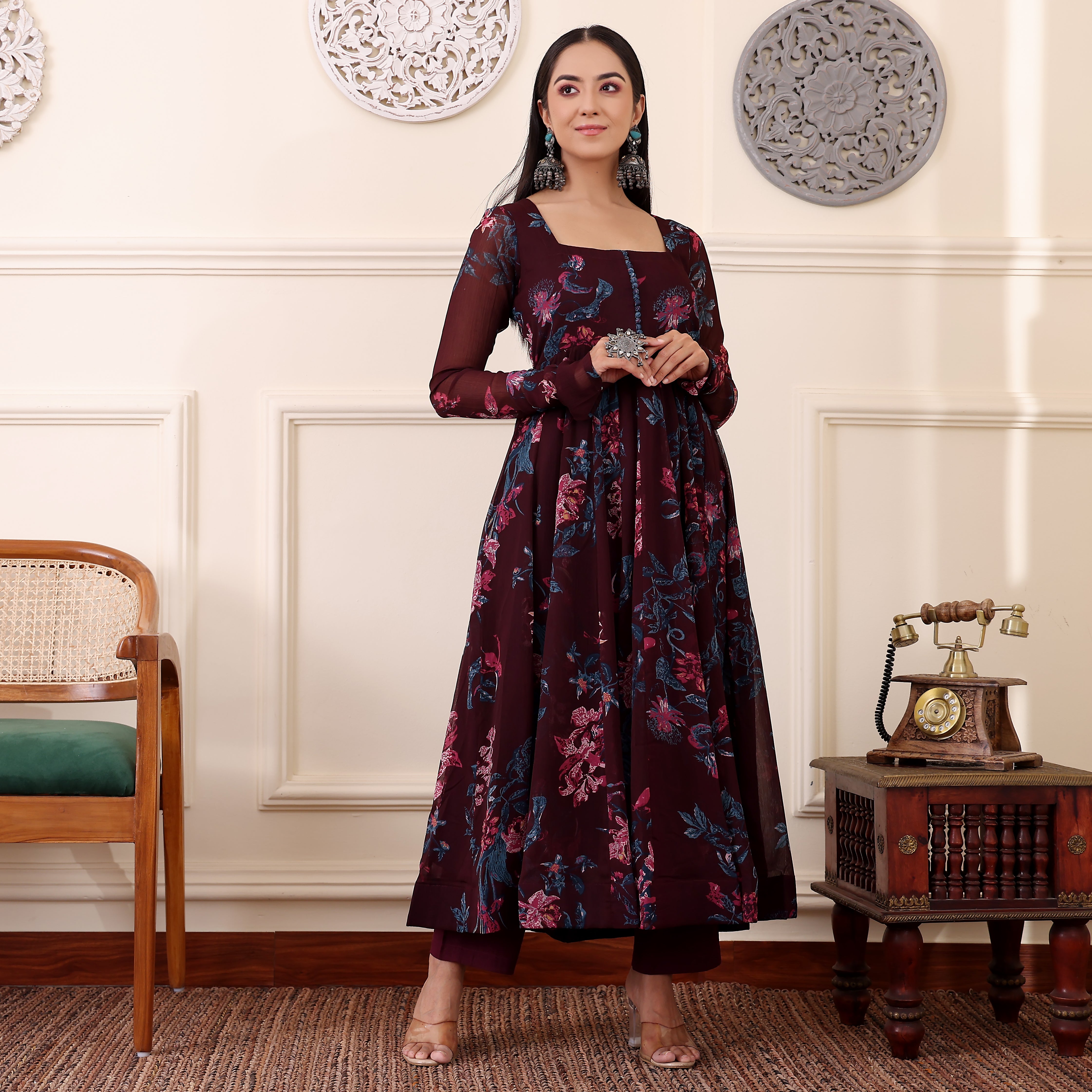 Akusha Georgette Kurta