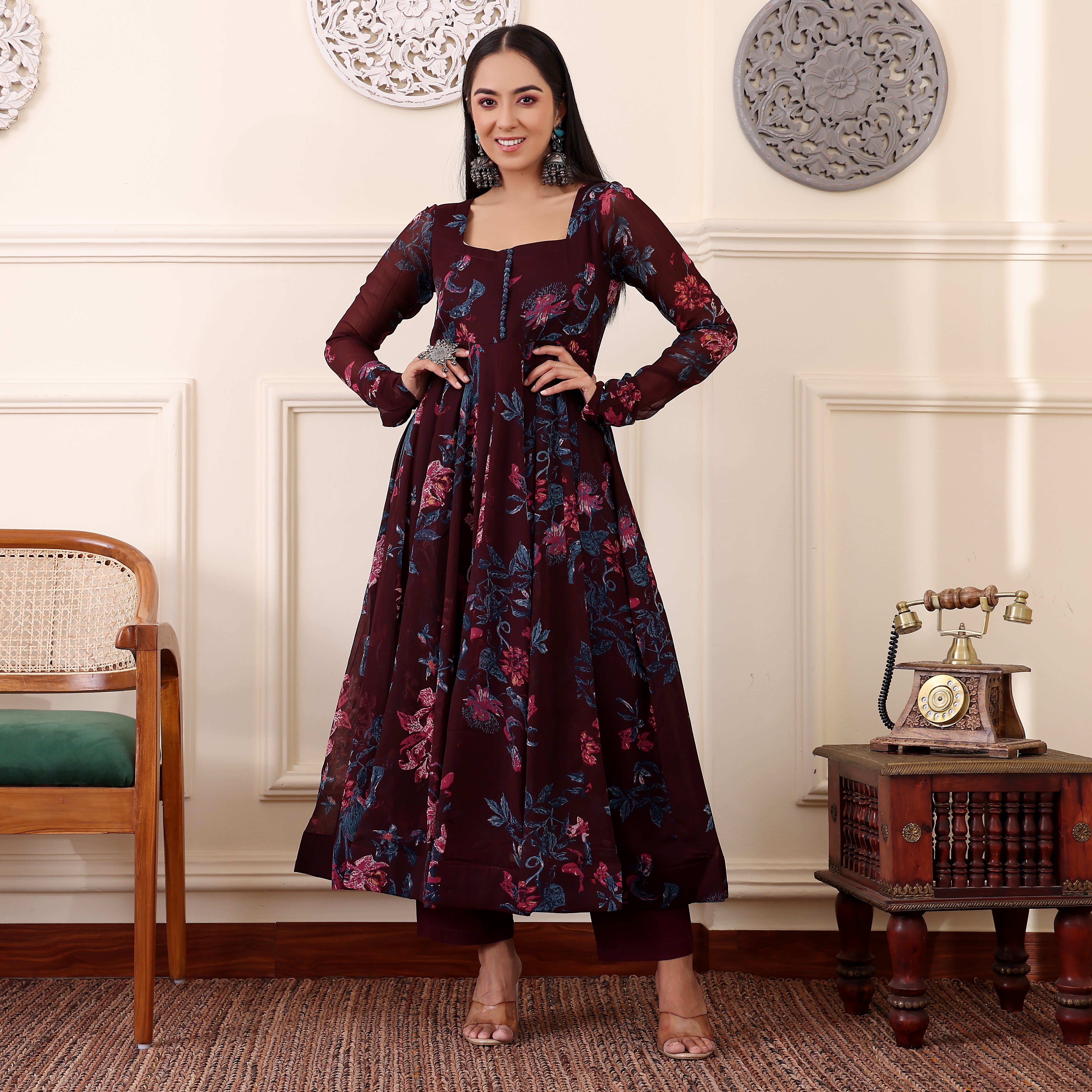 Akusha Georgette Kurta