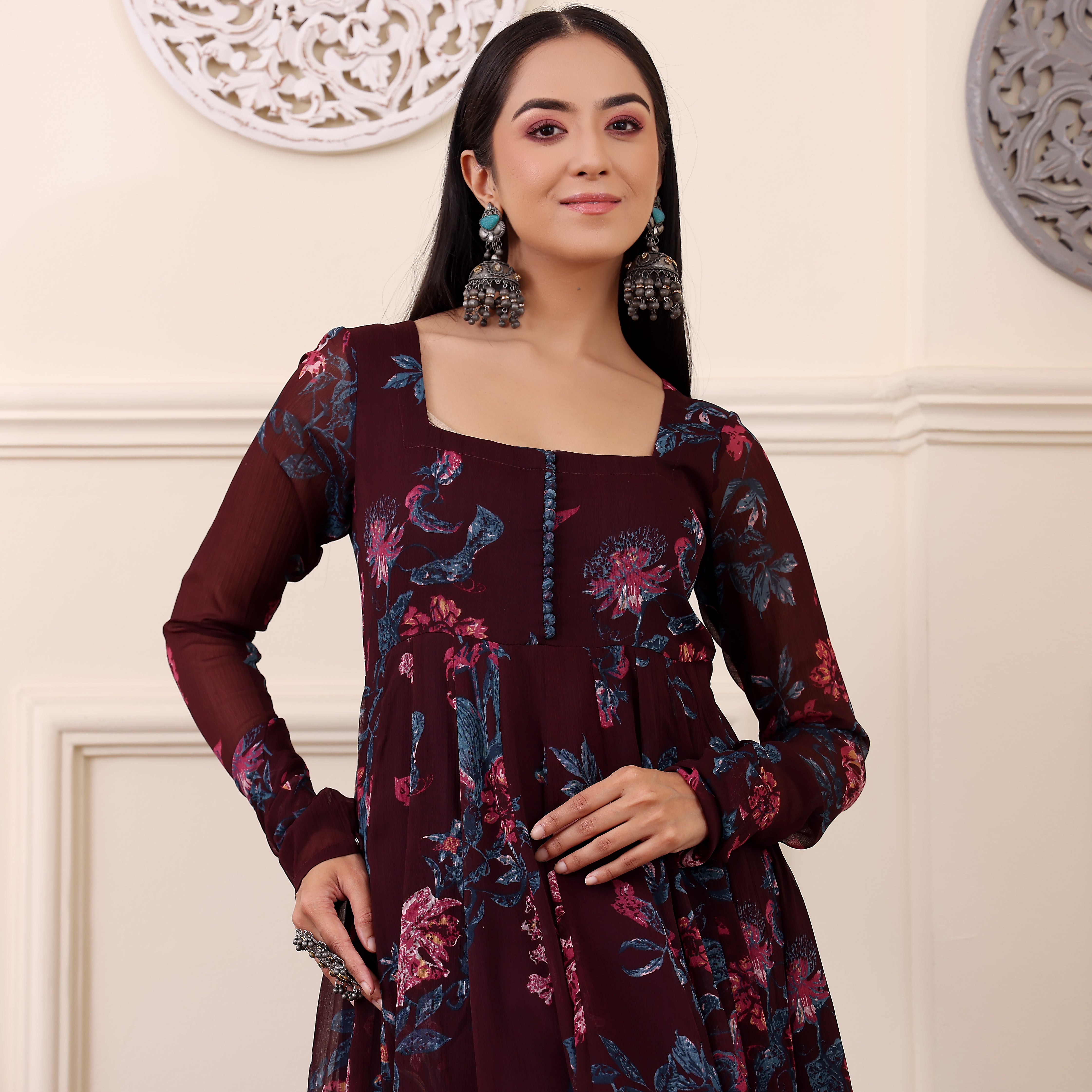 Akusha Georgette Kurta