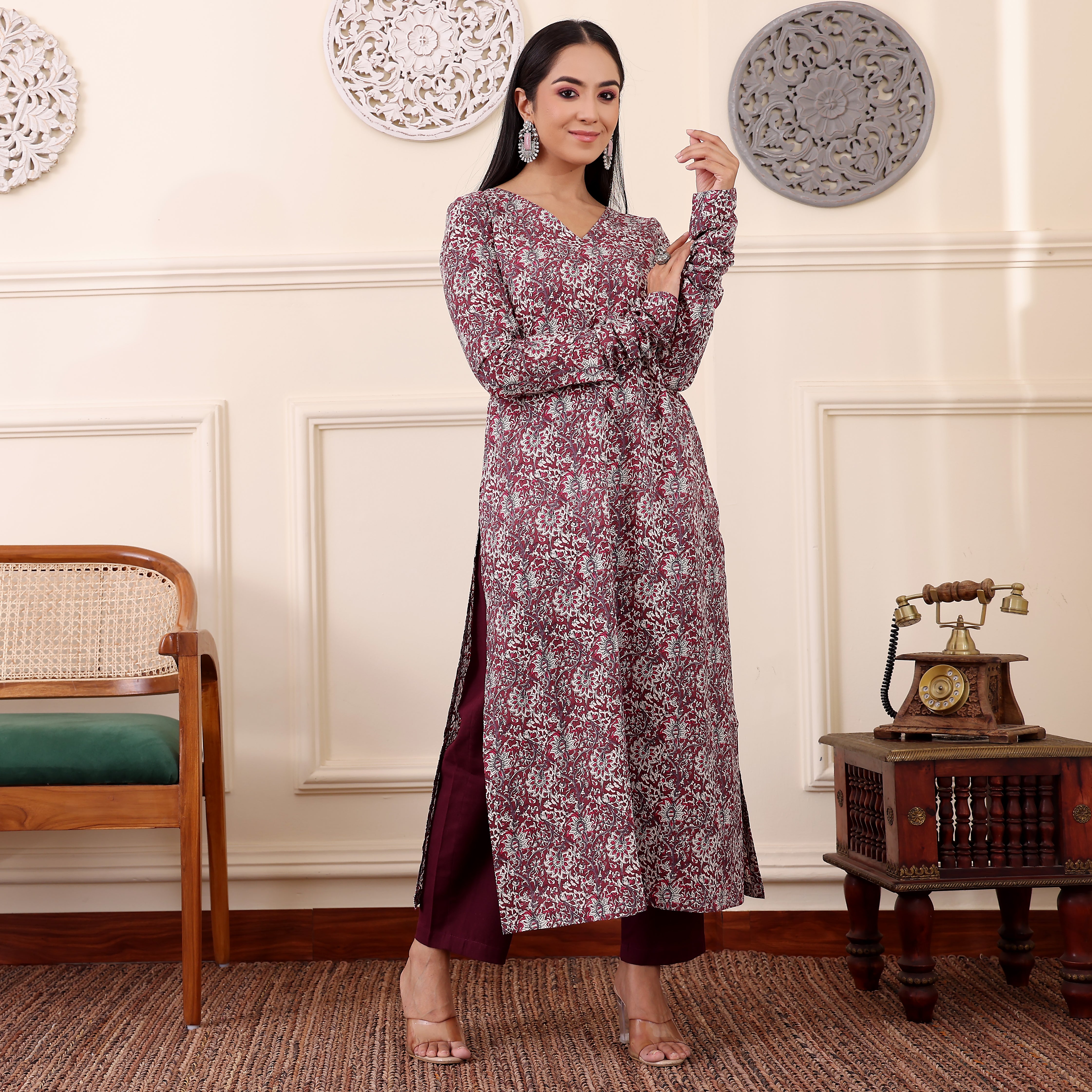 Asika Cotton Straight Kurta