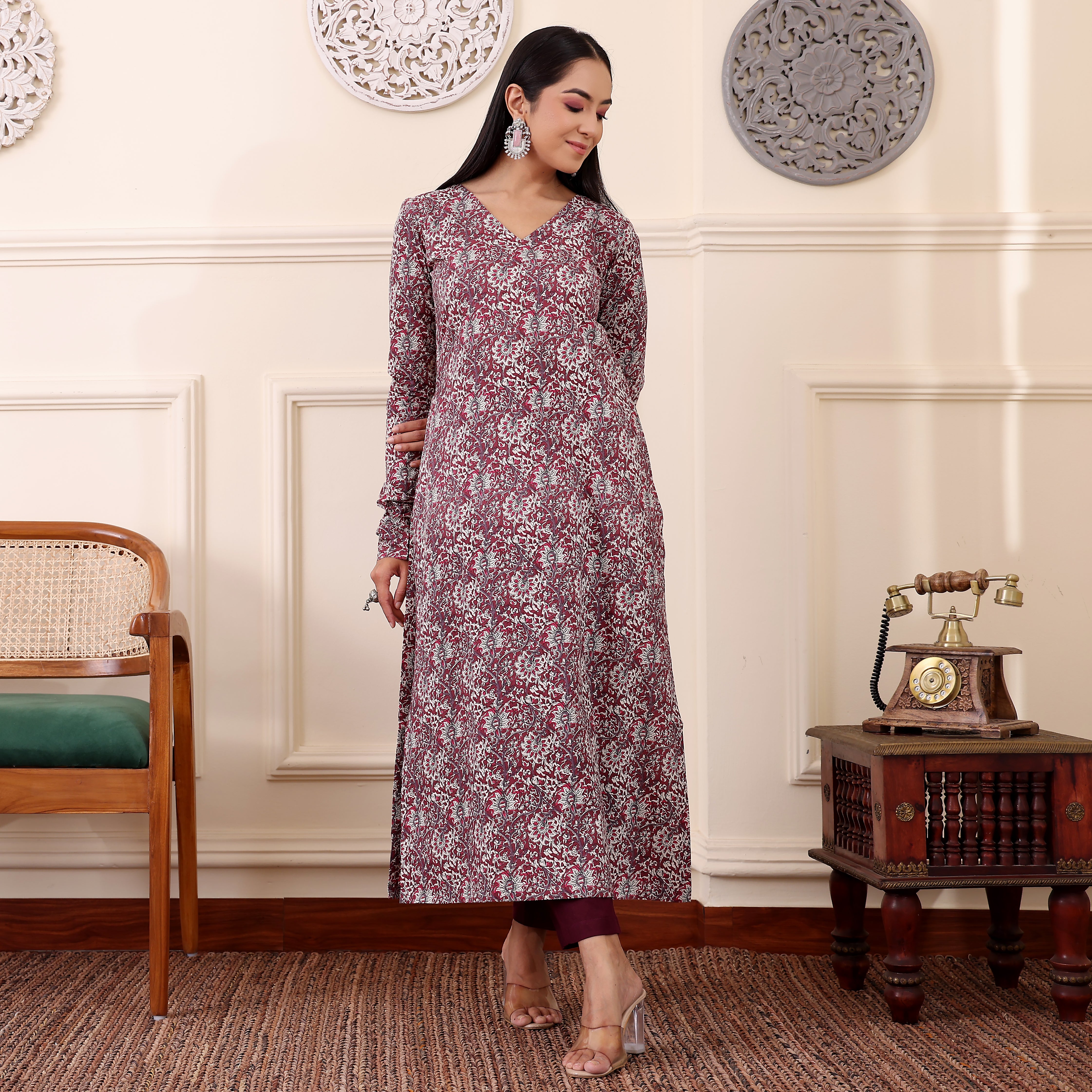 Asika Cotton Straight Kurta