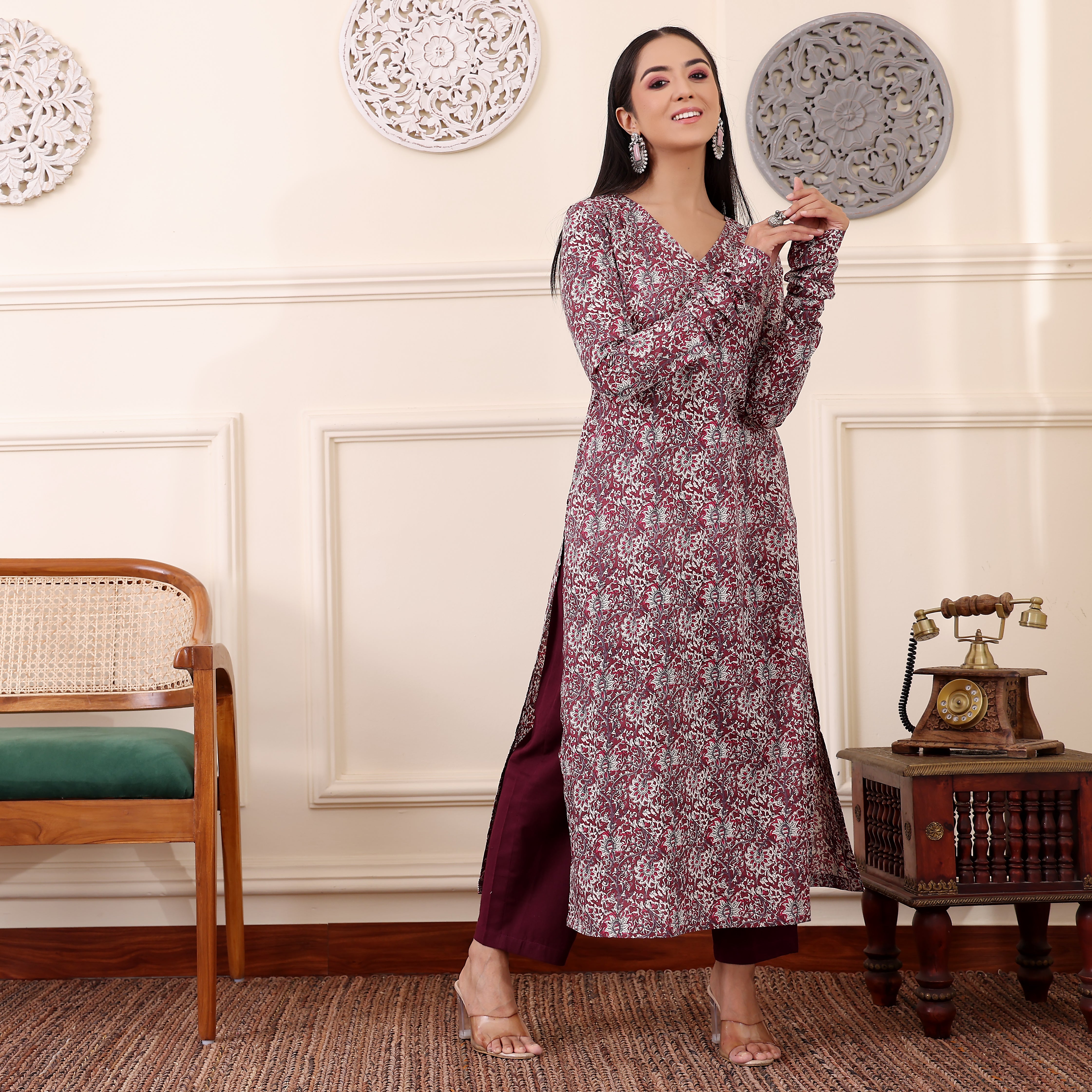 Asika Cotton Straight Kurta