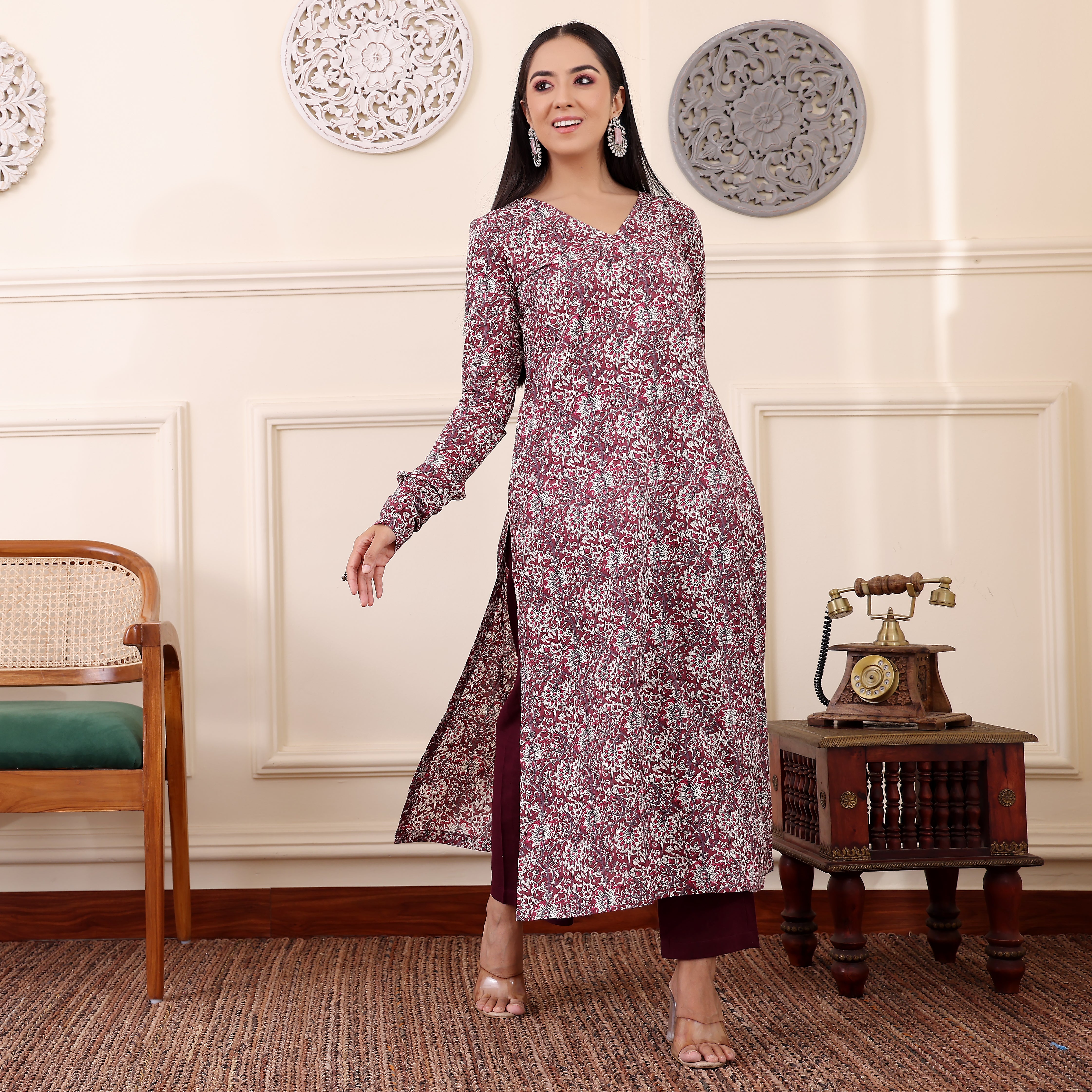 Asika Cotton Straight Kurta