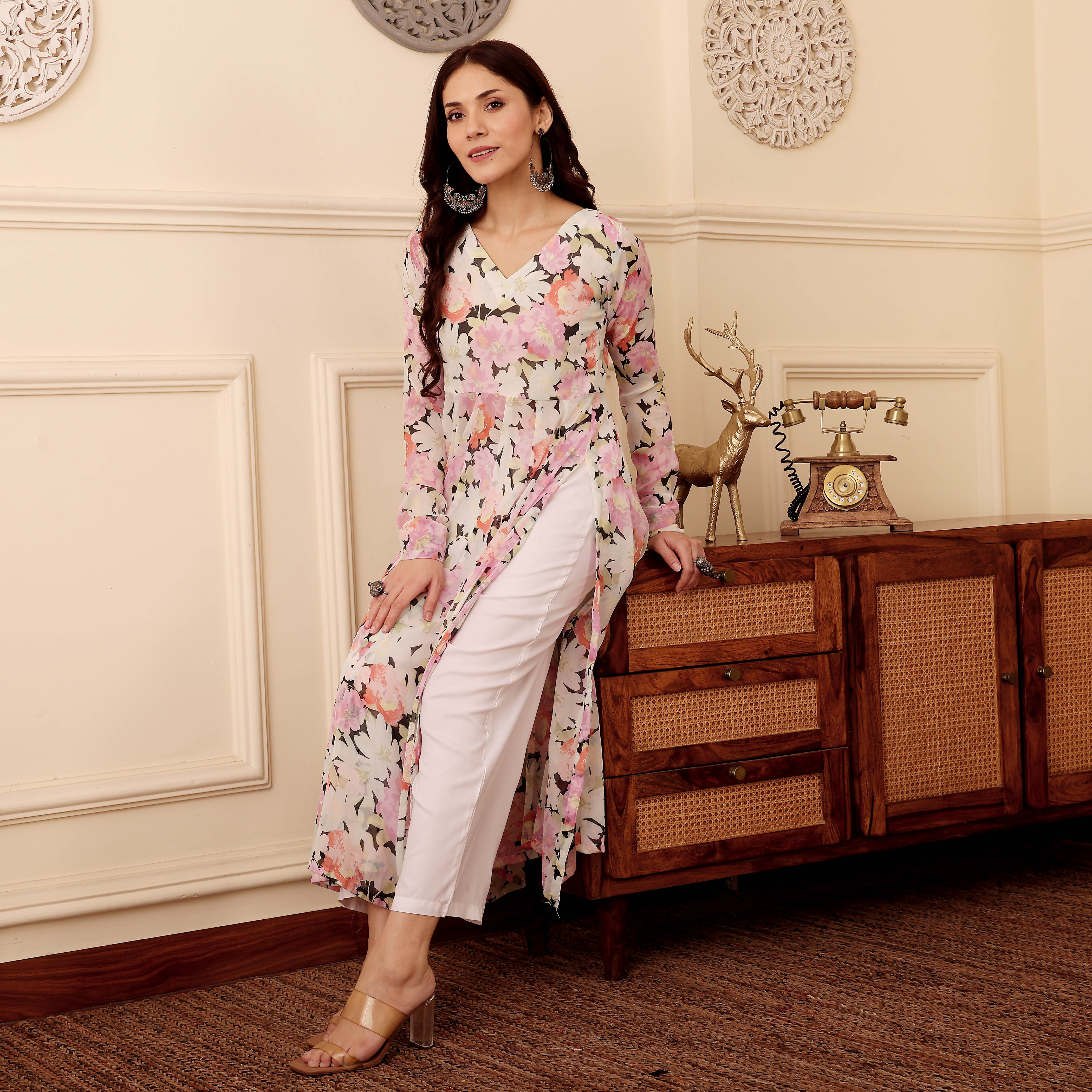 Akana Georgette Kurta