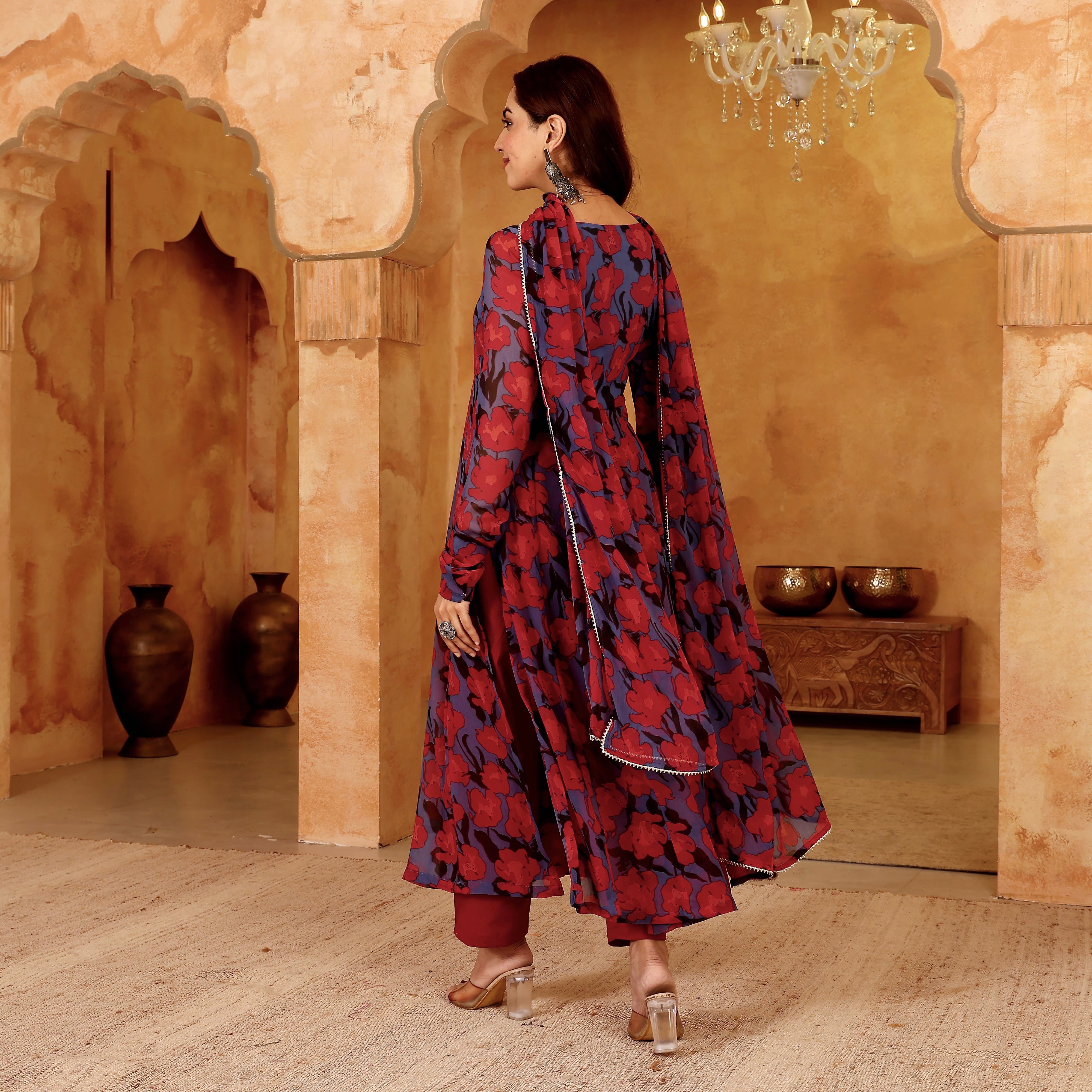 Vinami Chiffon Set – Kameez.co