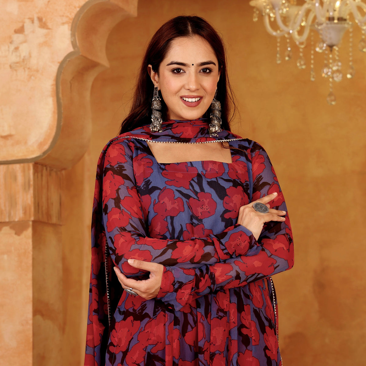 Vinami Chiffon Set – Kameez.co