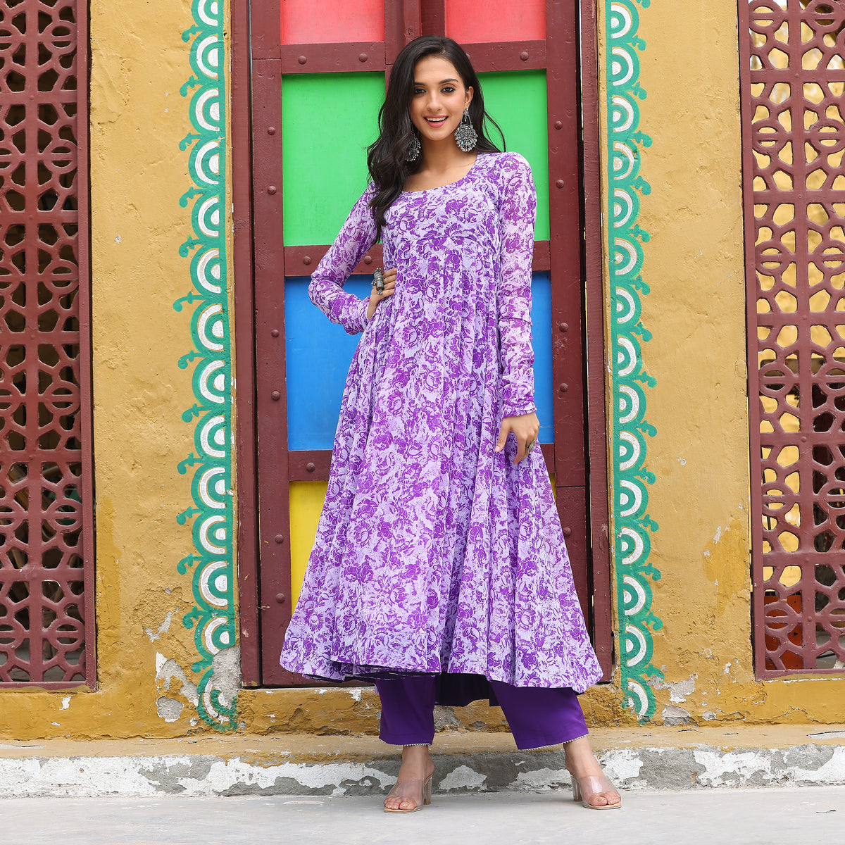 Iris Purple Kameez