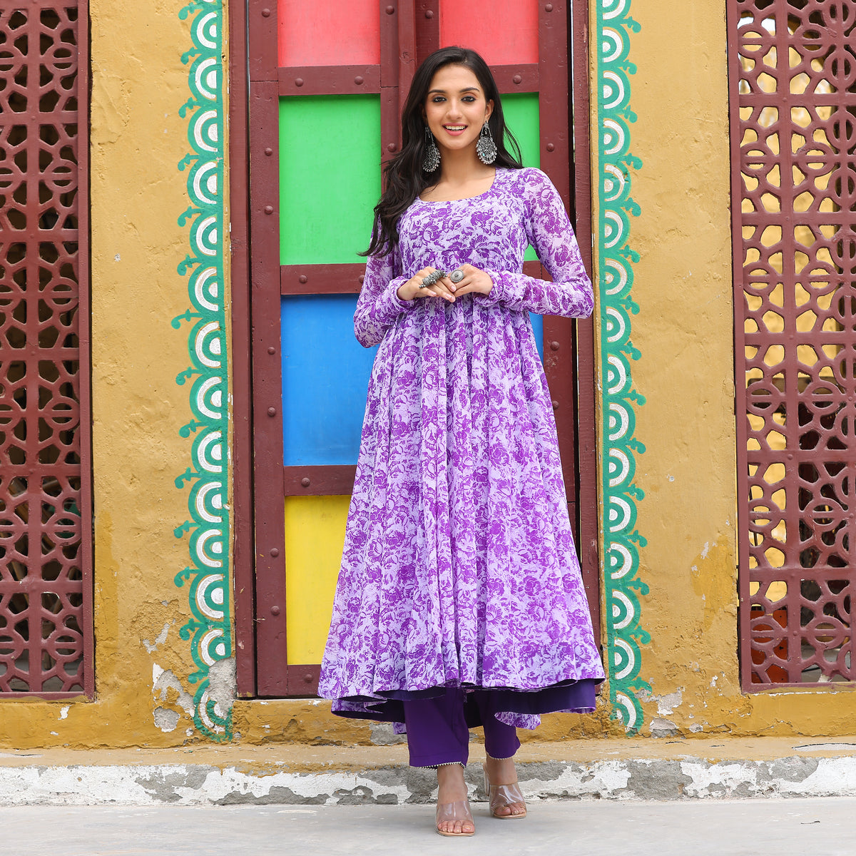 Iris Purple Kameez