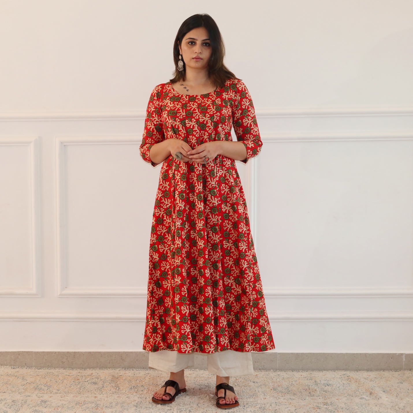 Savira Cotton Kalidar Kurta