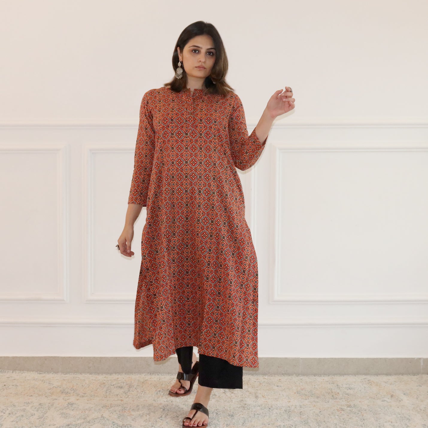 Ziha Cotton Straight Kurta