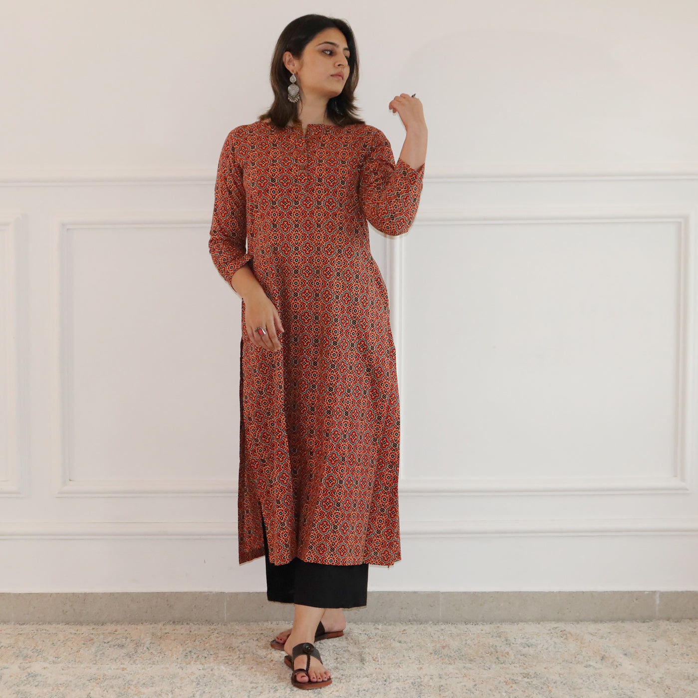 Ziha Cotton Straight Kurta