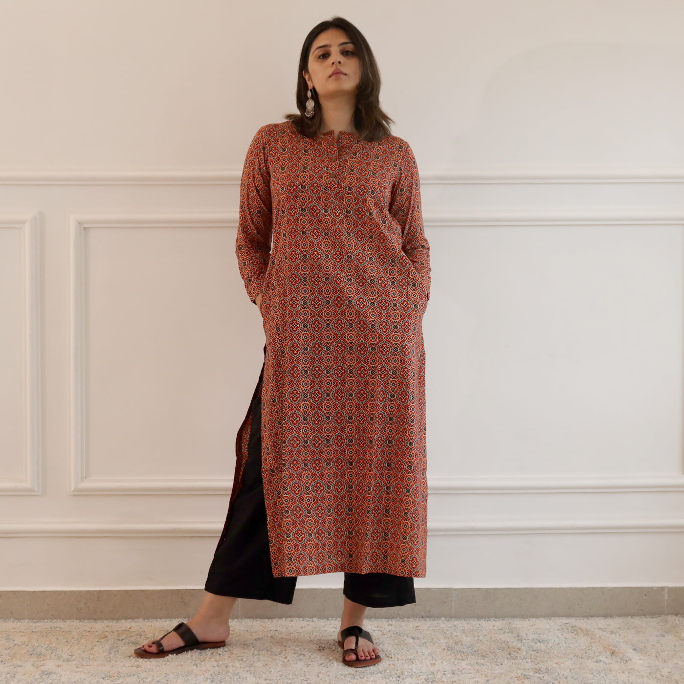 Ziha Cotton Straight Kurta