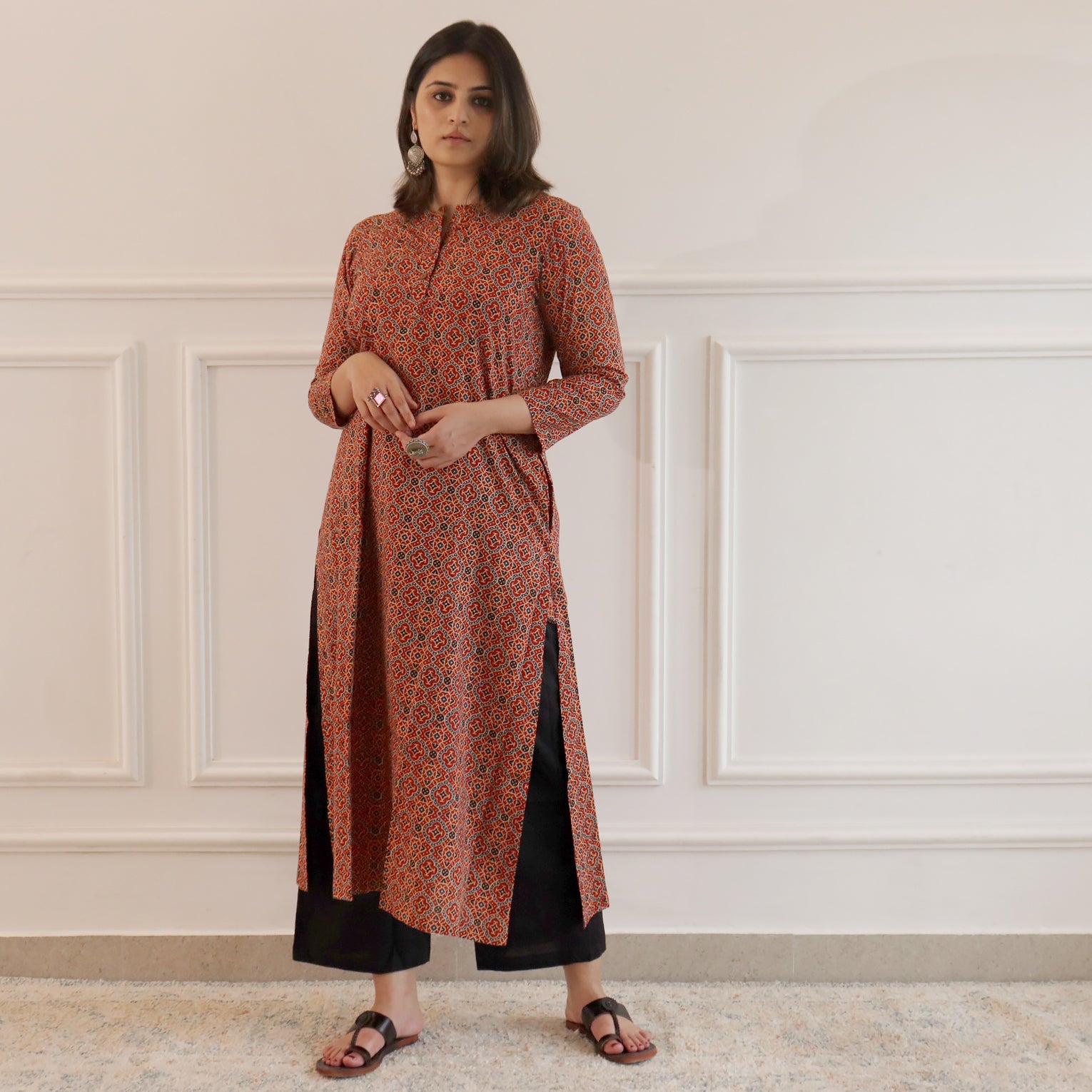 Ziha Cotton Straight Kurta