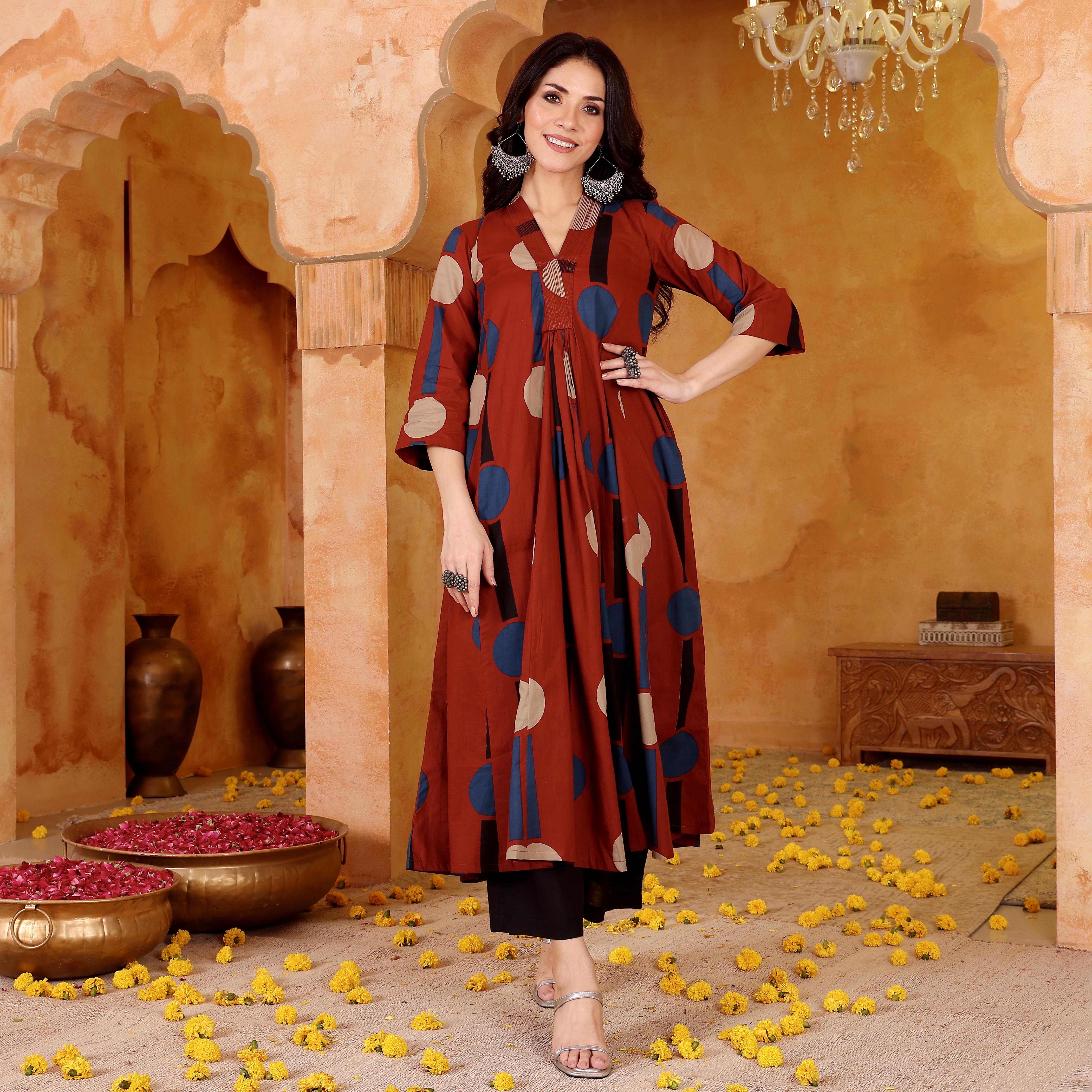 Trikaya Cotton Kurta