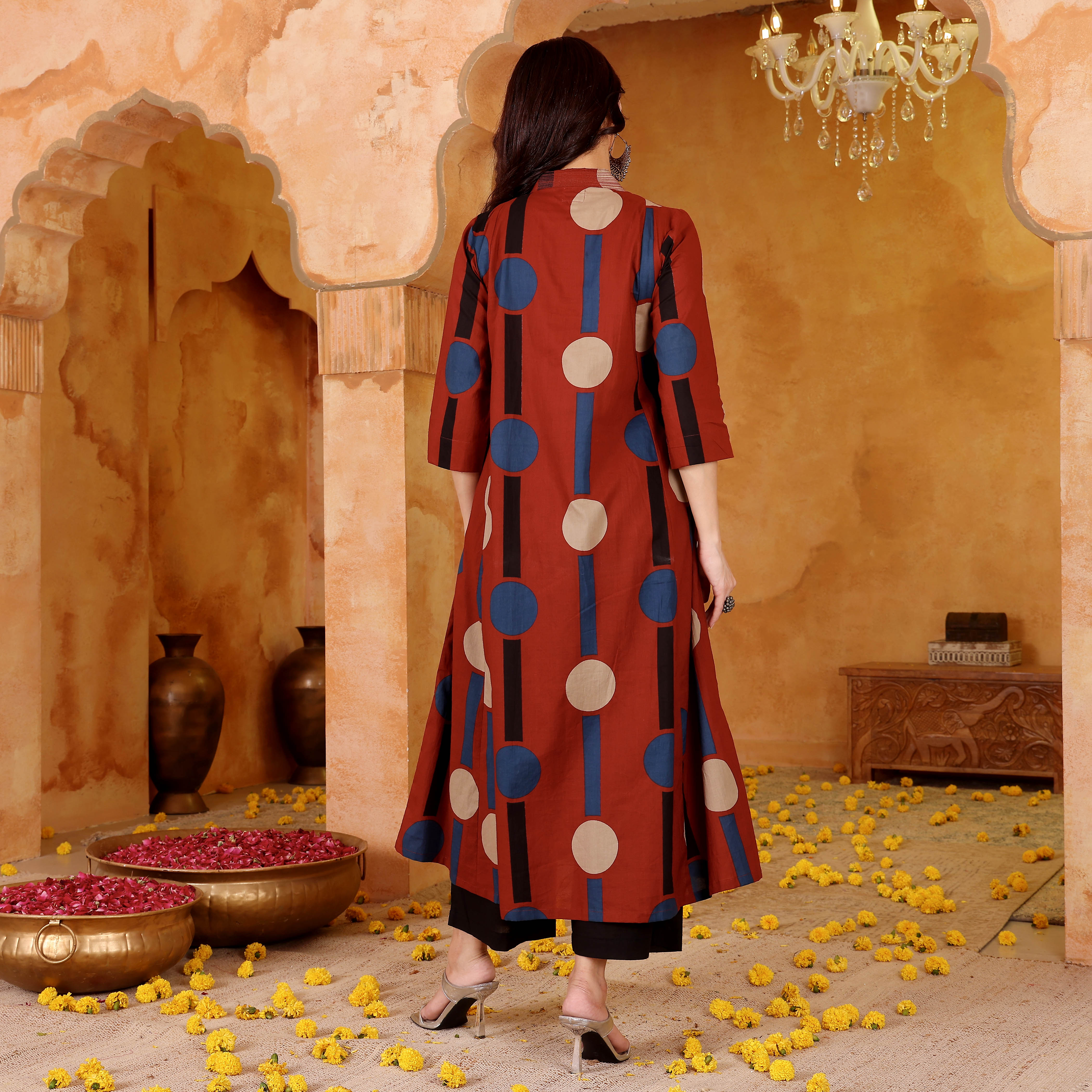 Trikaya Cotton Kurta