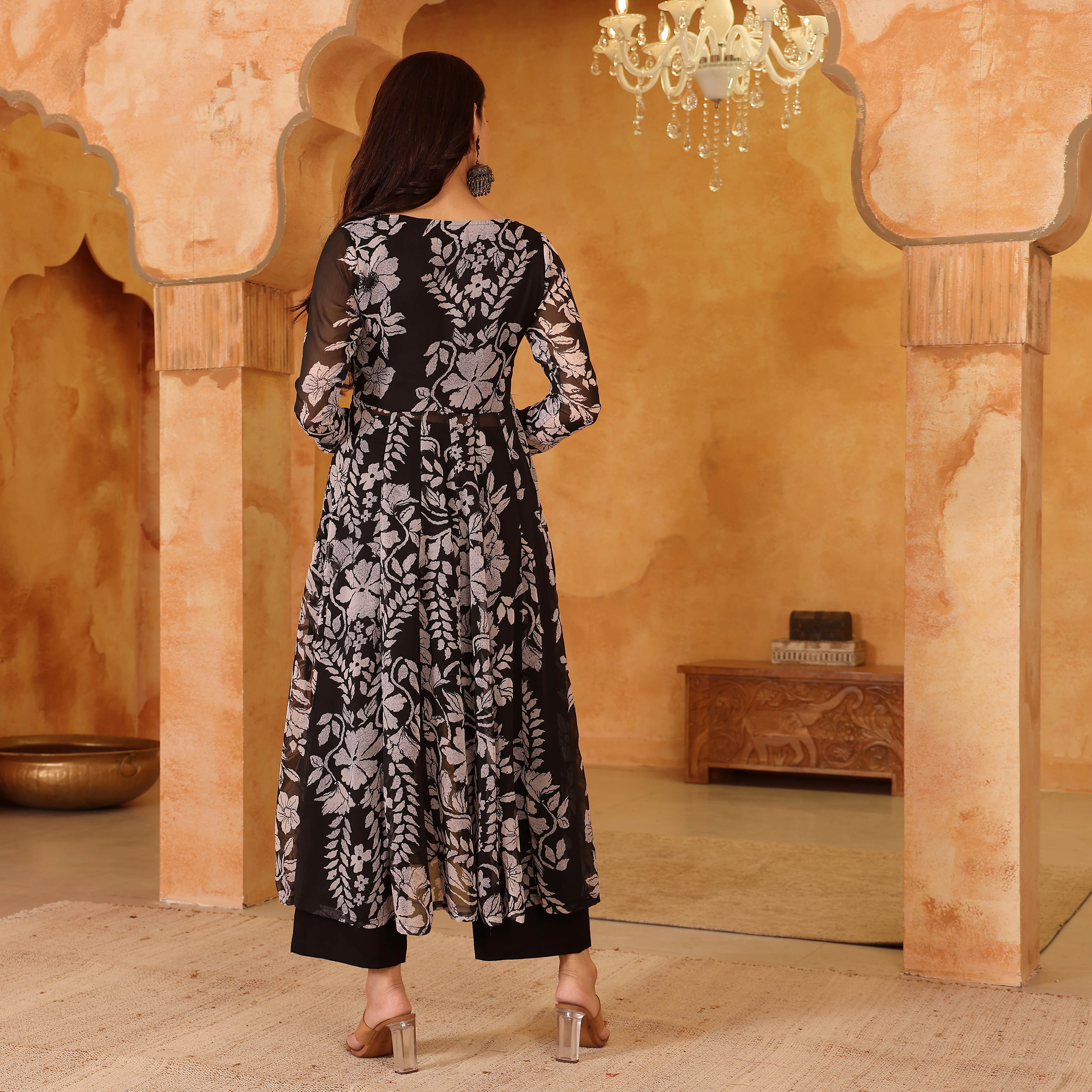 Zina Georgette Kurta