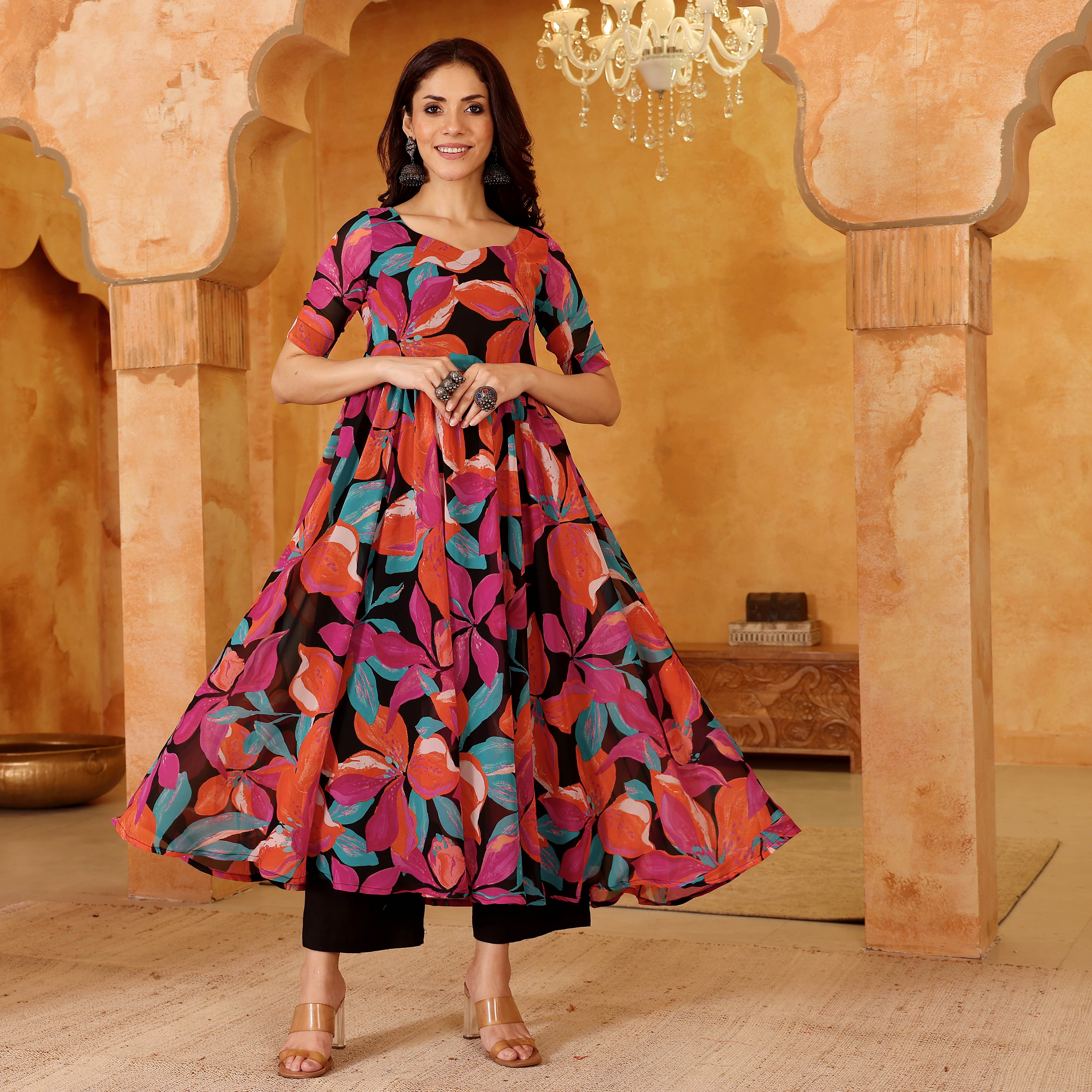 Navida Georgette Kurta