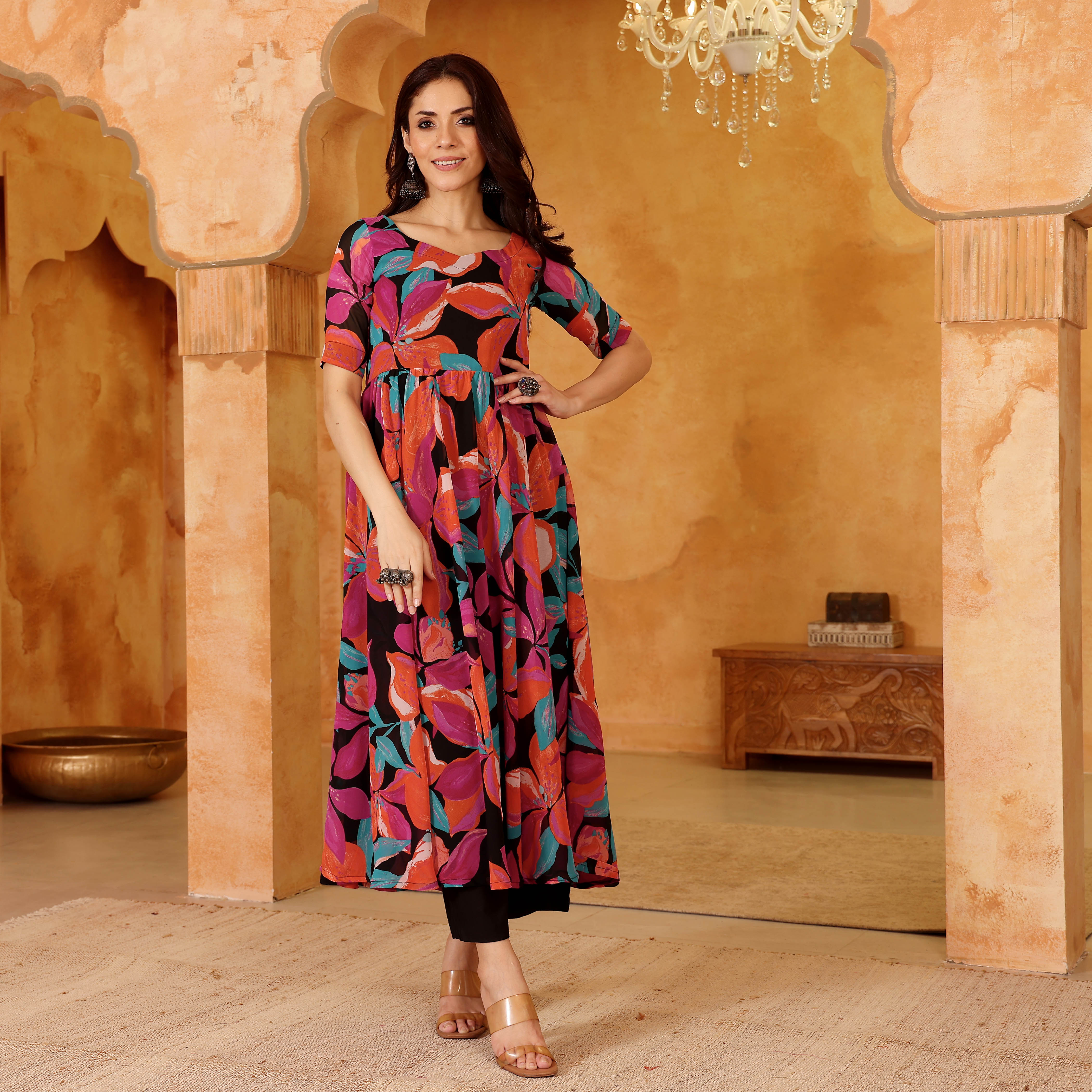 Navida Georgette Kurta