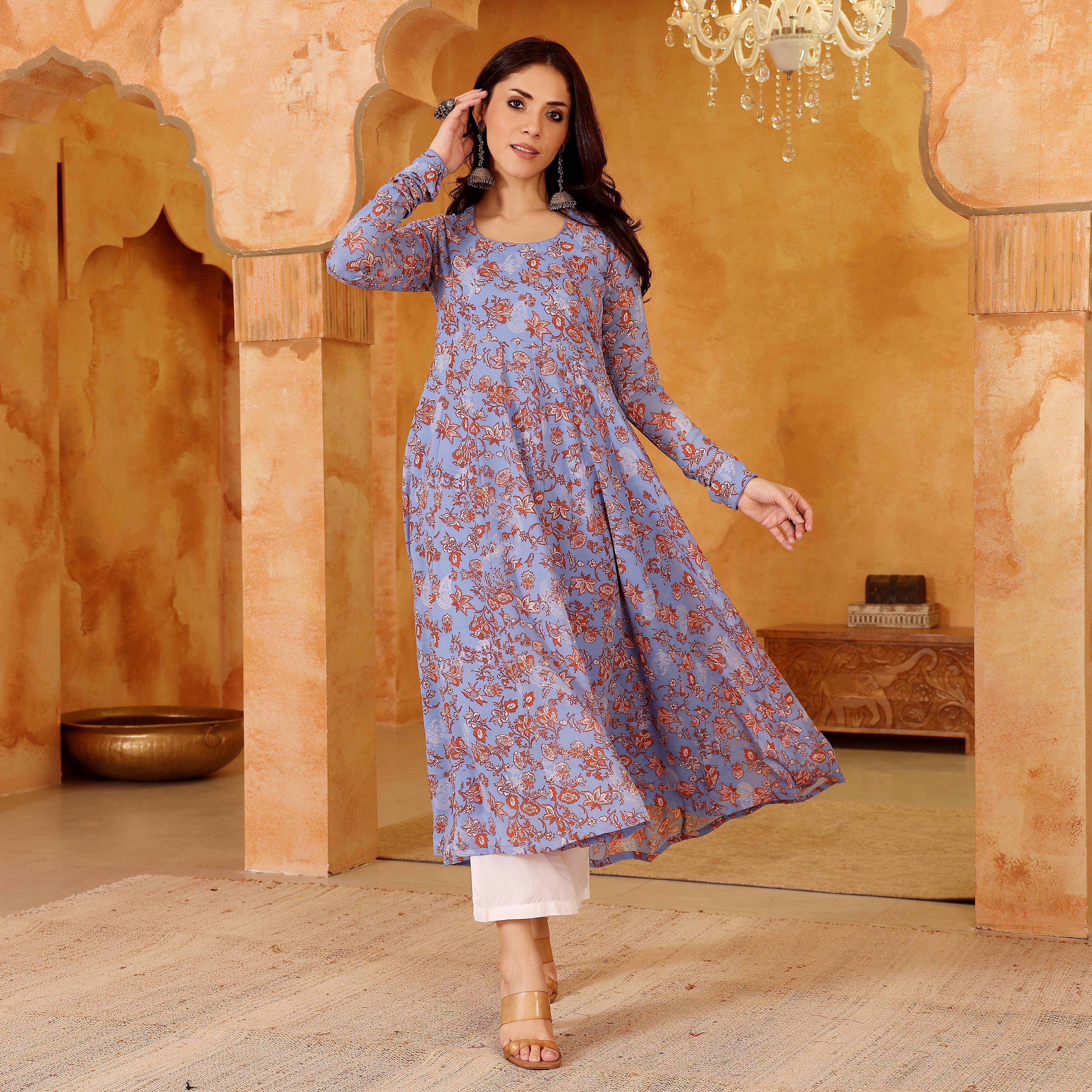 Nayara Georgette Kurta