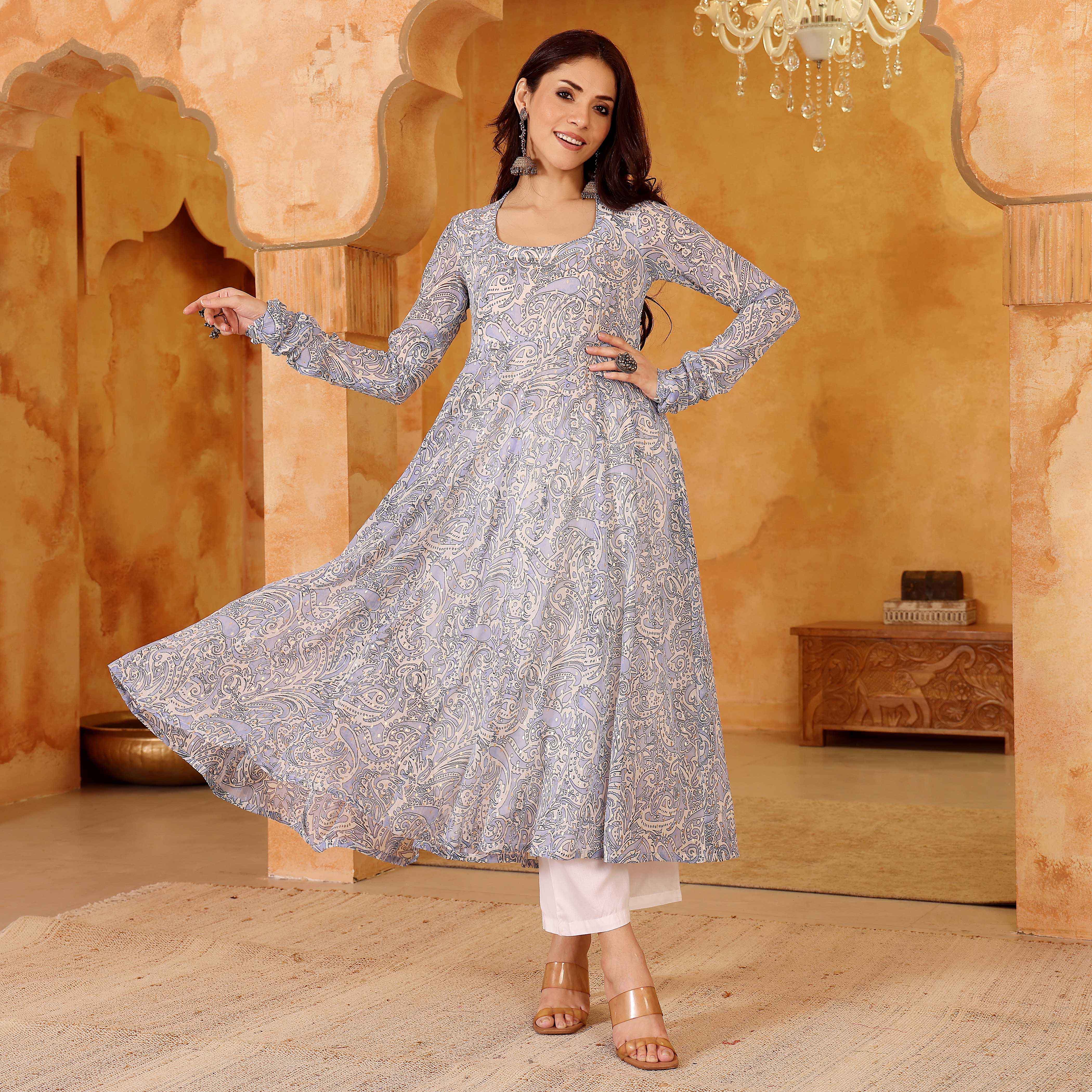 Sumila Georgette Kurta
