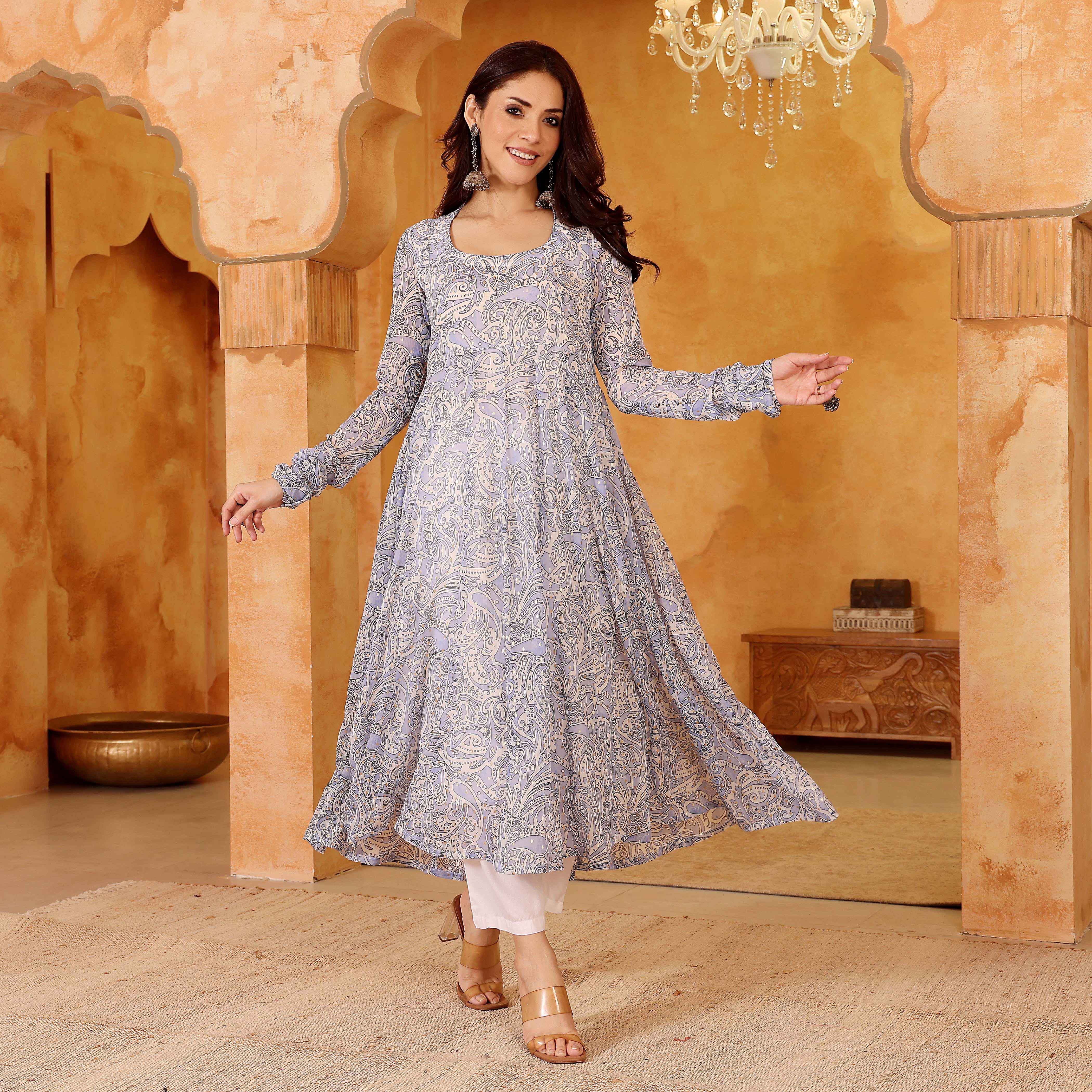 Sumila Georgette Kurta