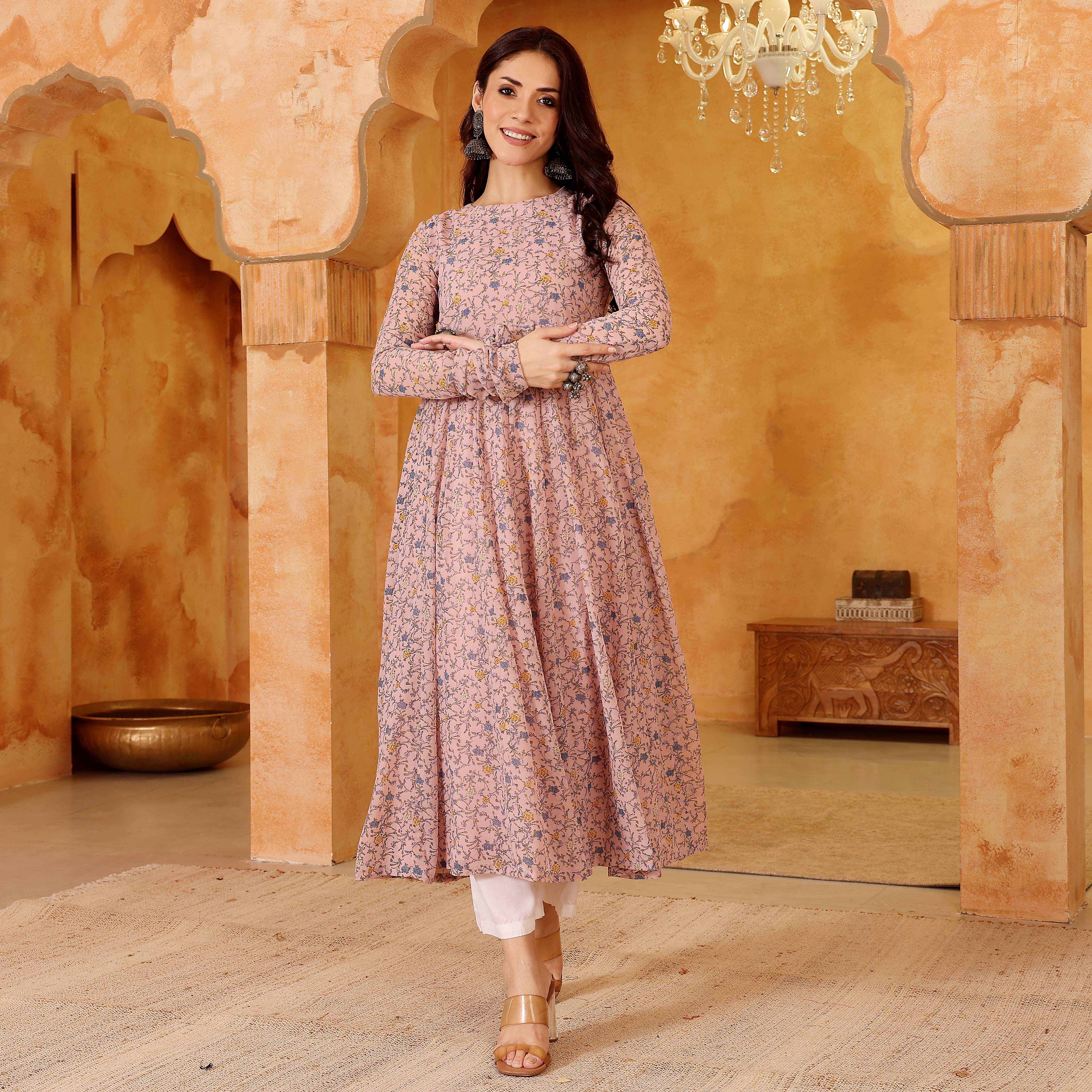 Yachana Georgette Kurta