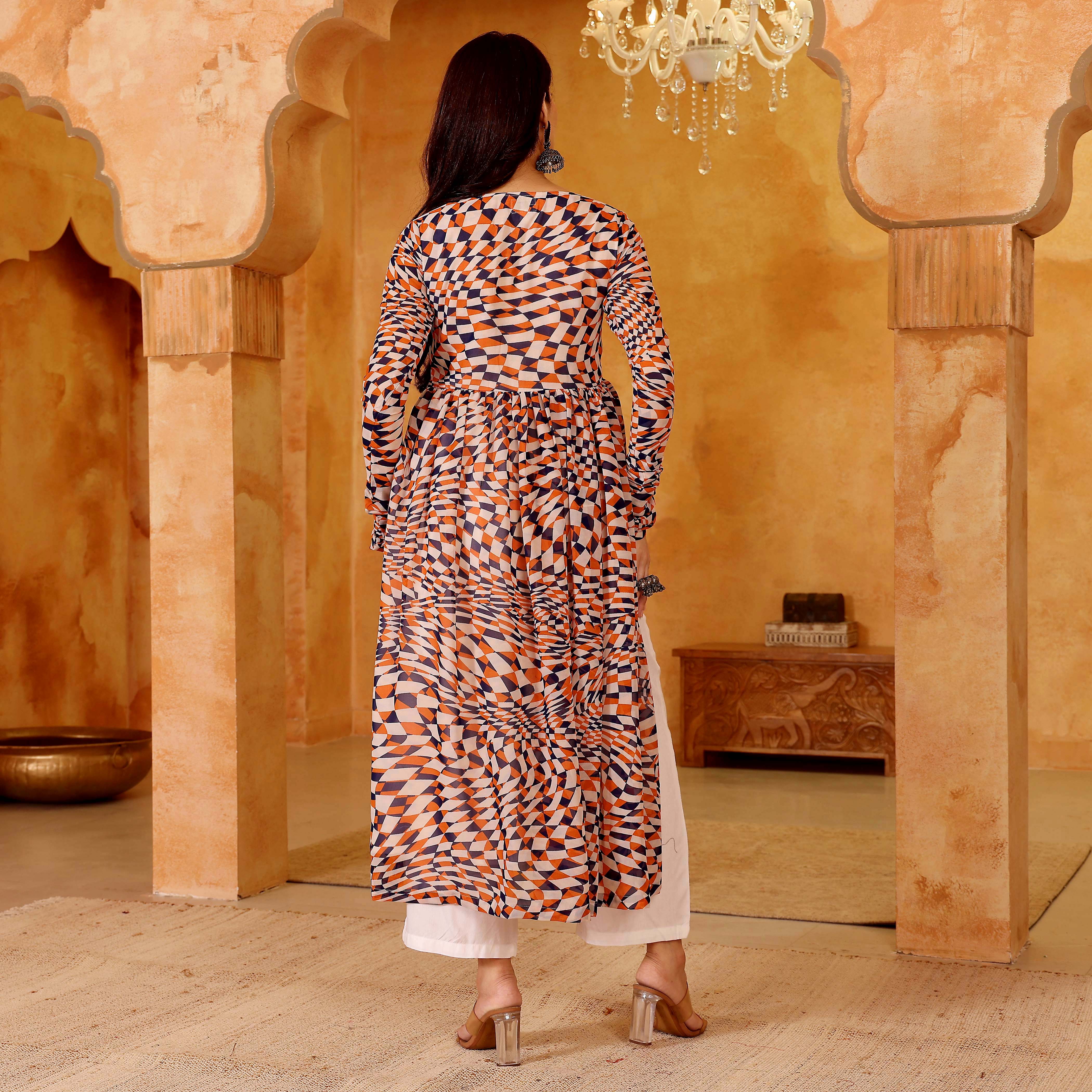 Tashi Georgette Kurta