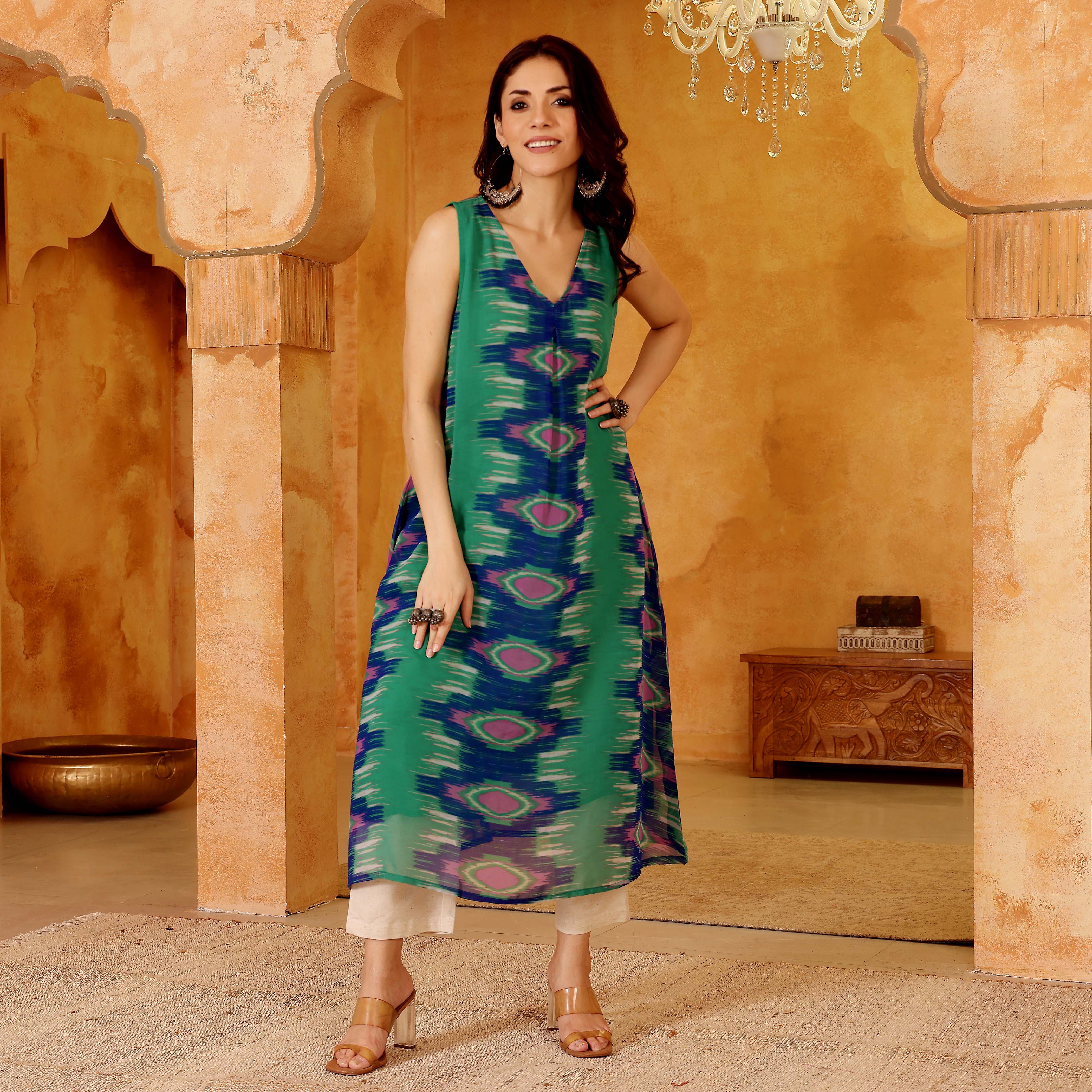 Ashira Georgette Kurta