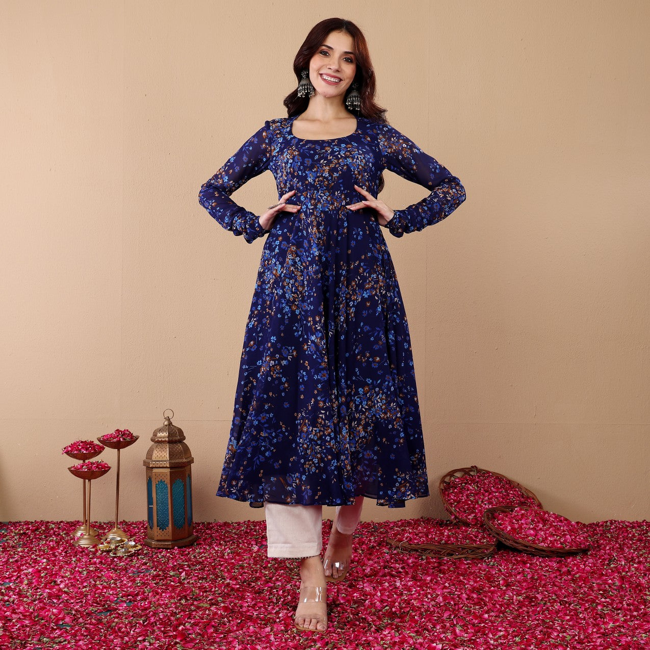 Navija Georgette Kameez