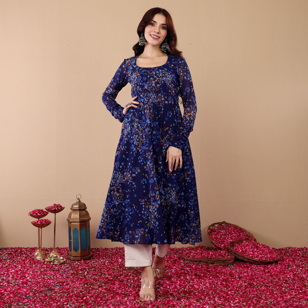 Navija Georgette Kameez