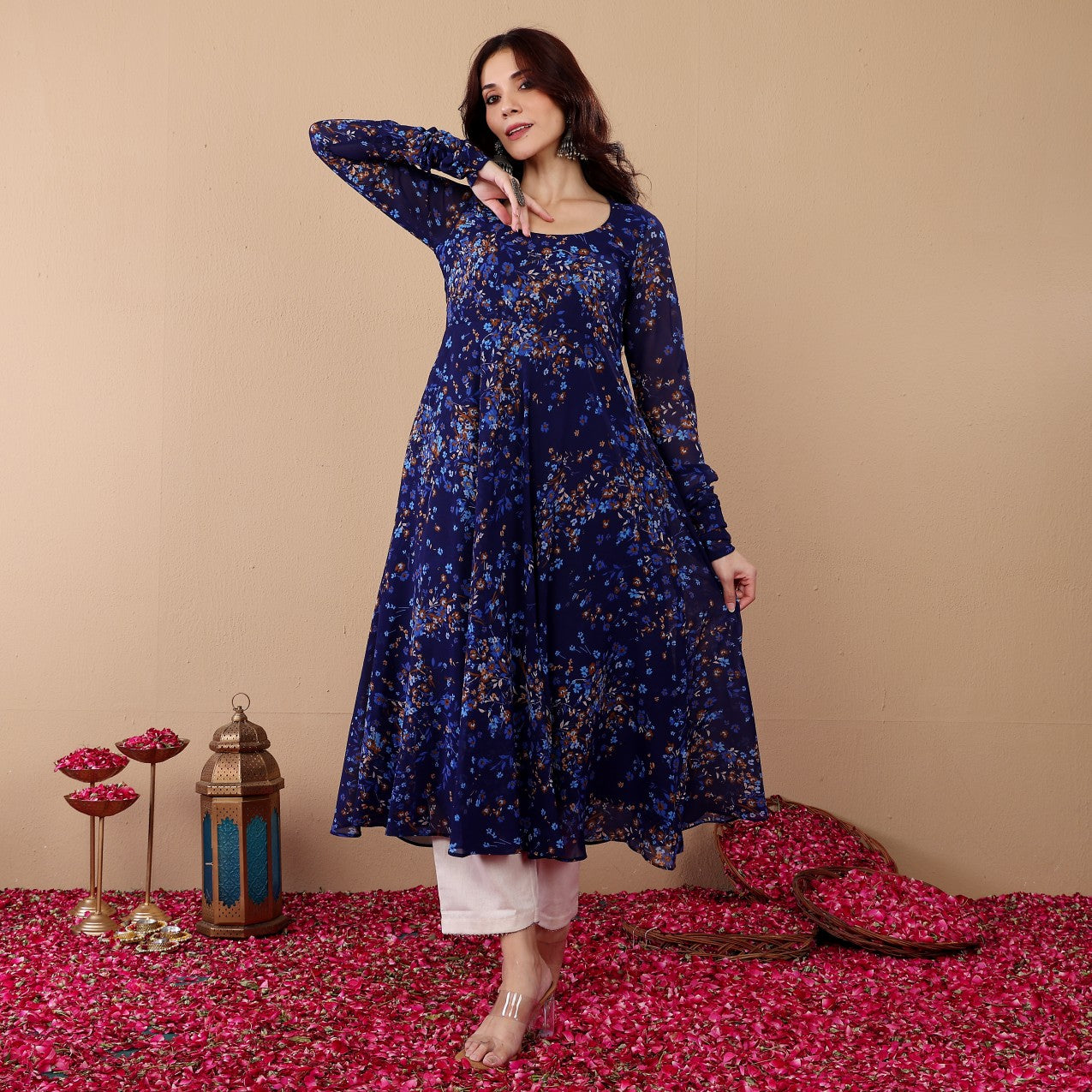 Navija Georgette Kameez