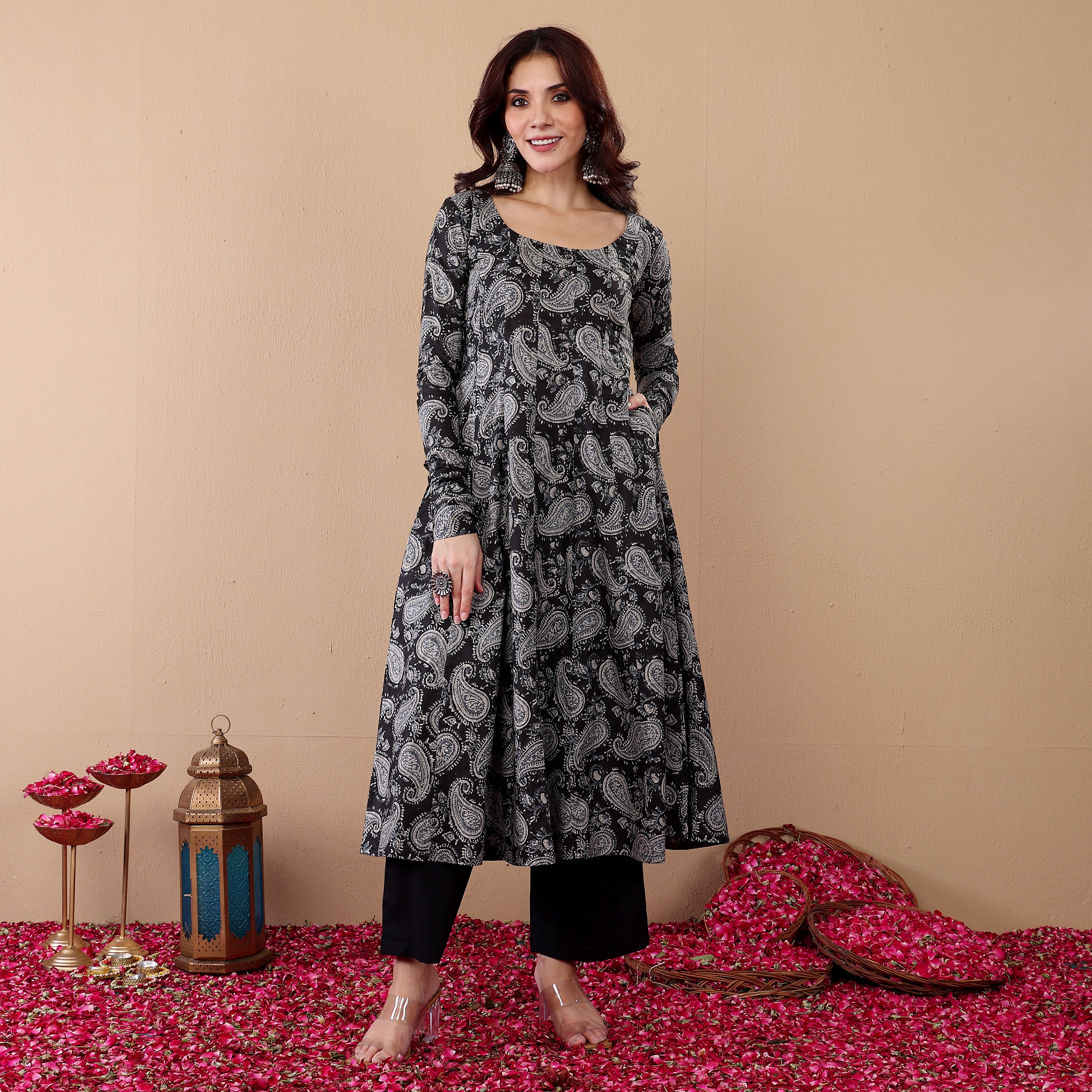 Virasha Kalidar Cotton Kurta