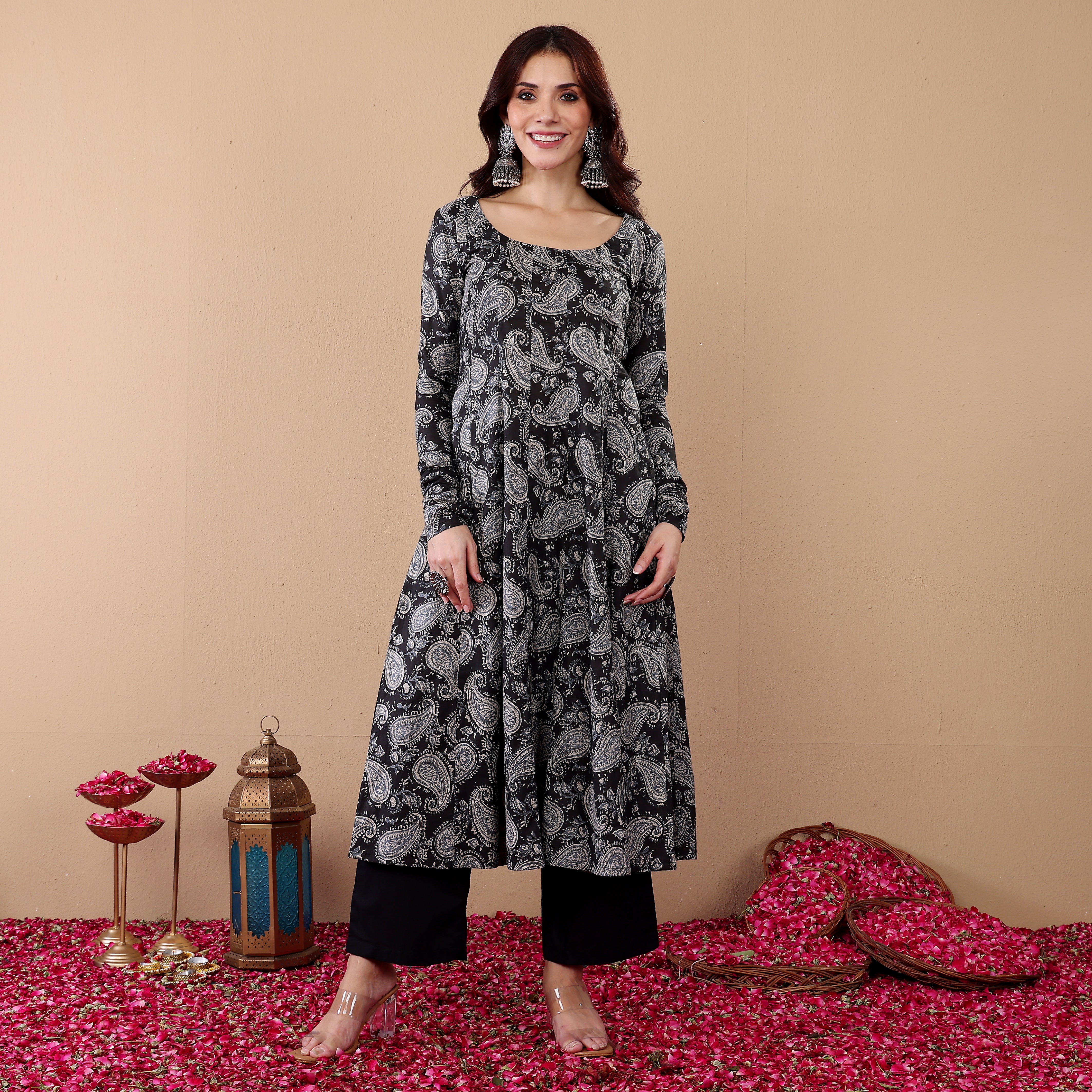 Virasha Kalidar Cotton Kurta