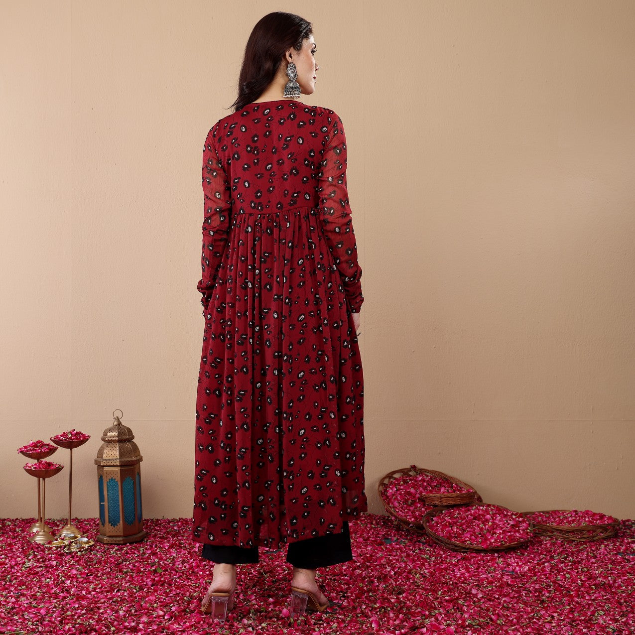 Zavika Georgette Kurta