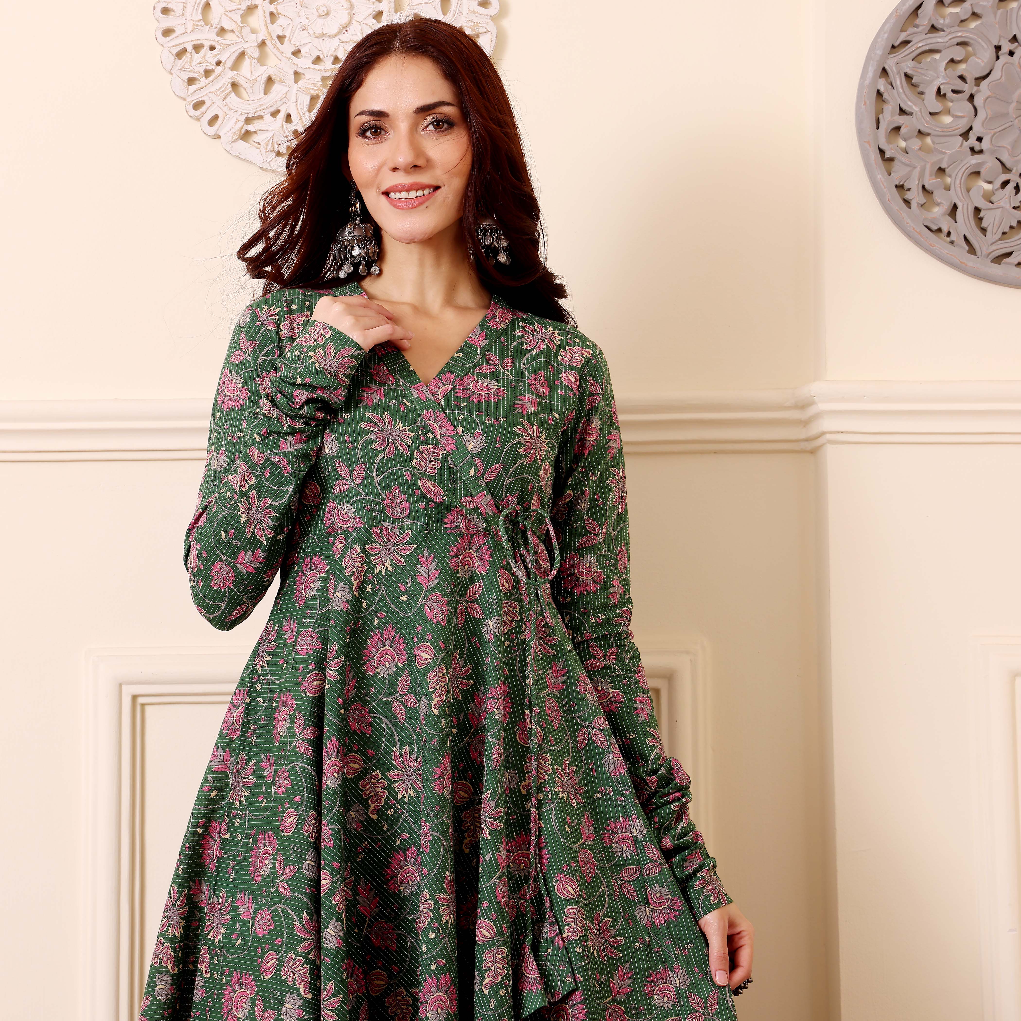 Shriha Kantha Cotton Kurta