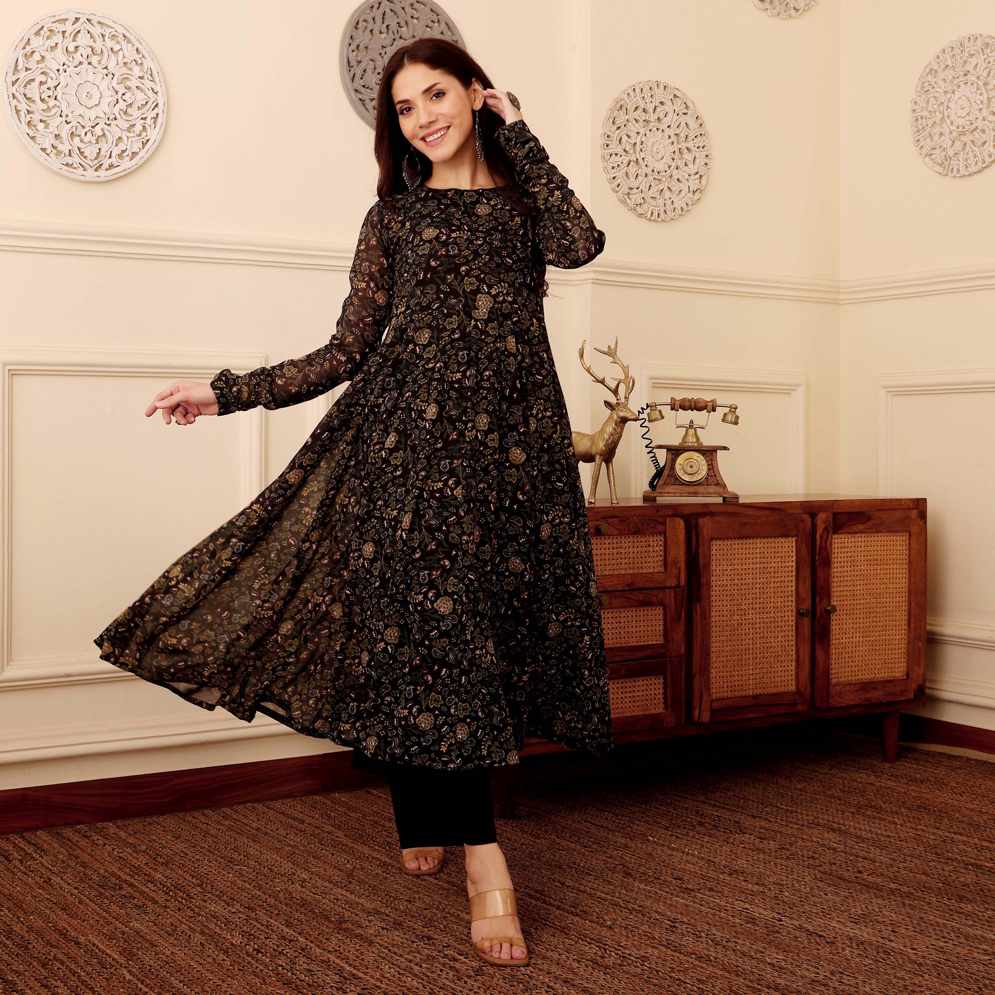 Shajha Georgette Kurta