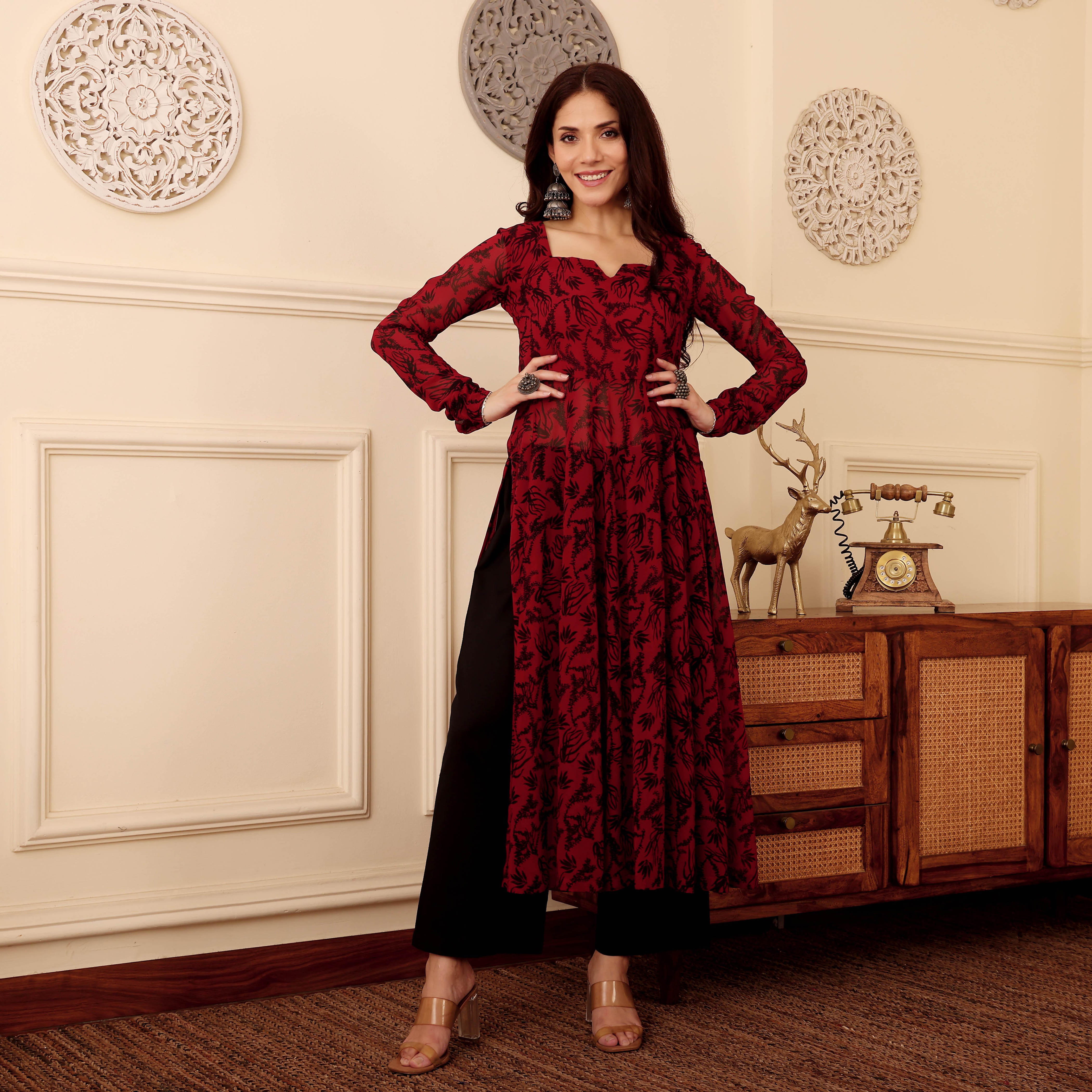 Amrita Georgette Kurta
