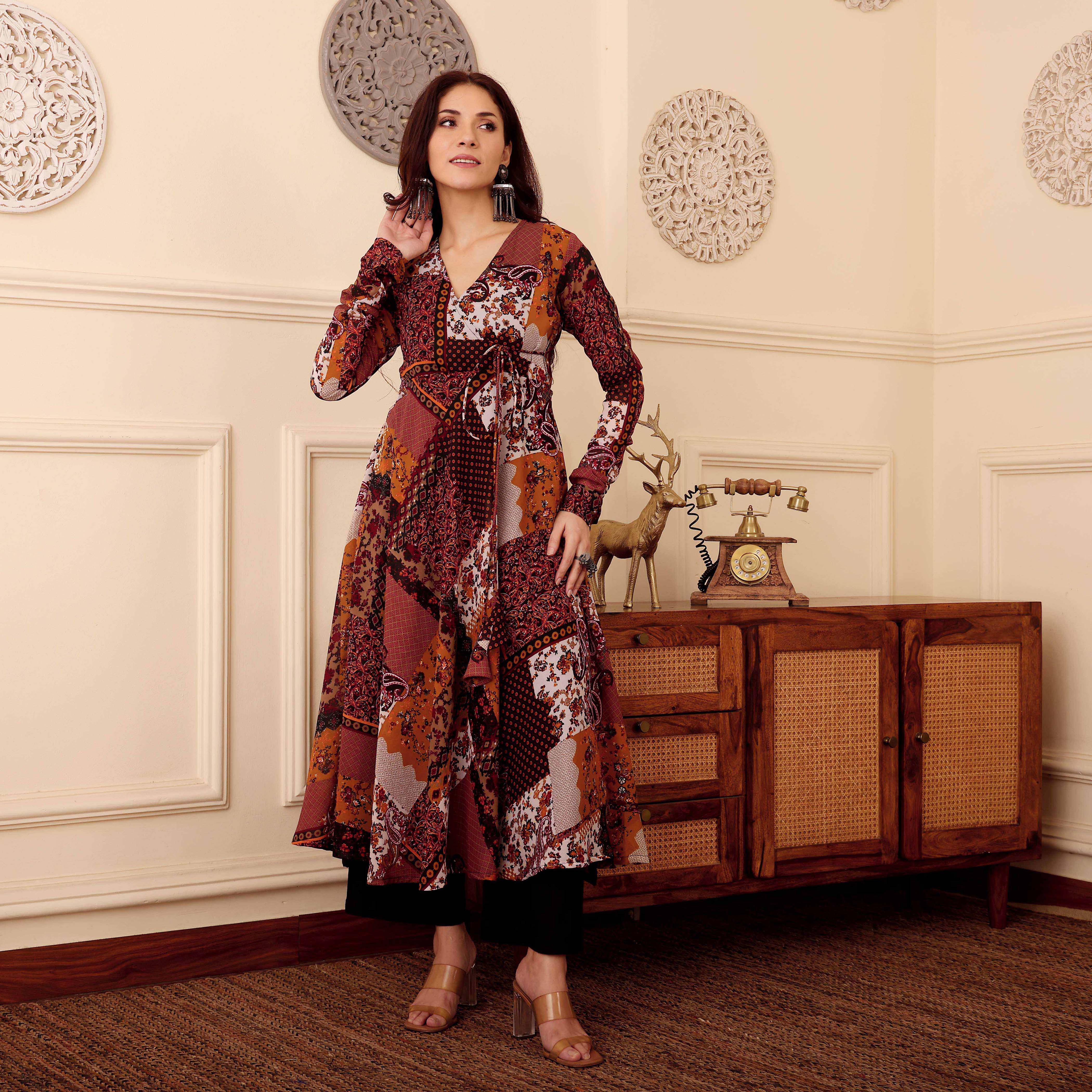Savida Georgette Kurta