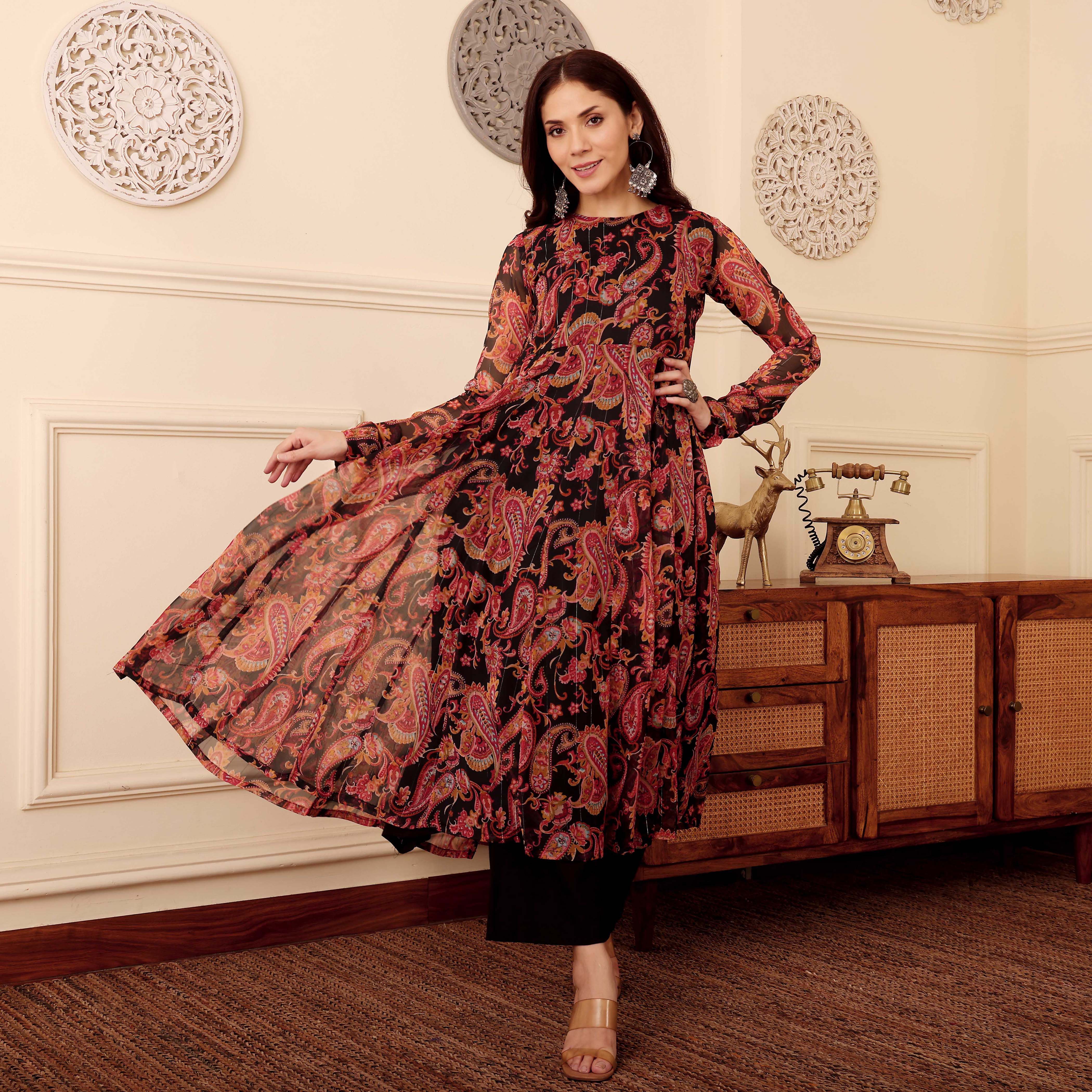 Shura Georgette Kurta