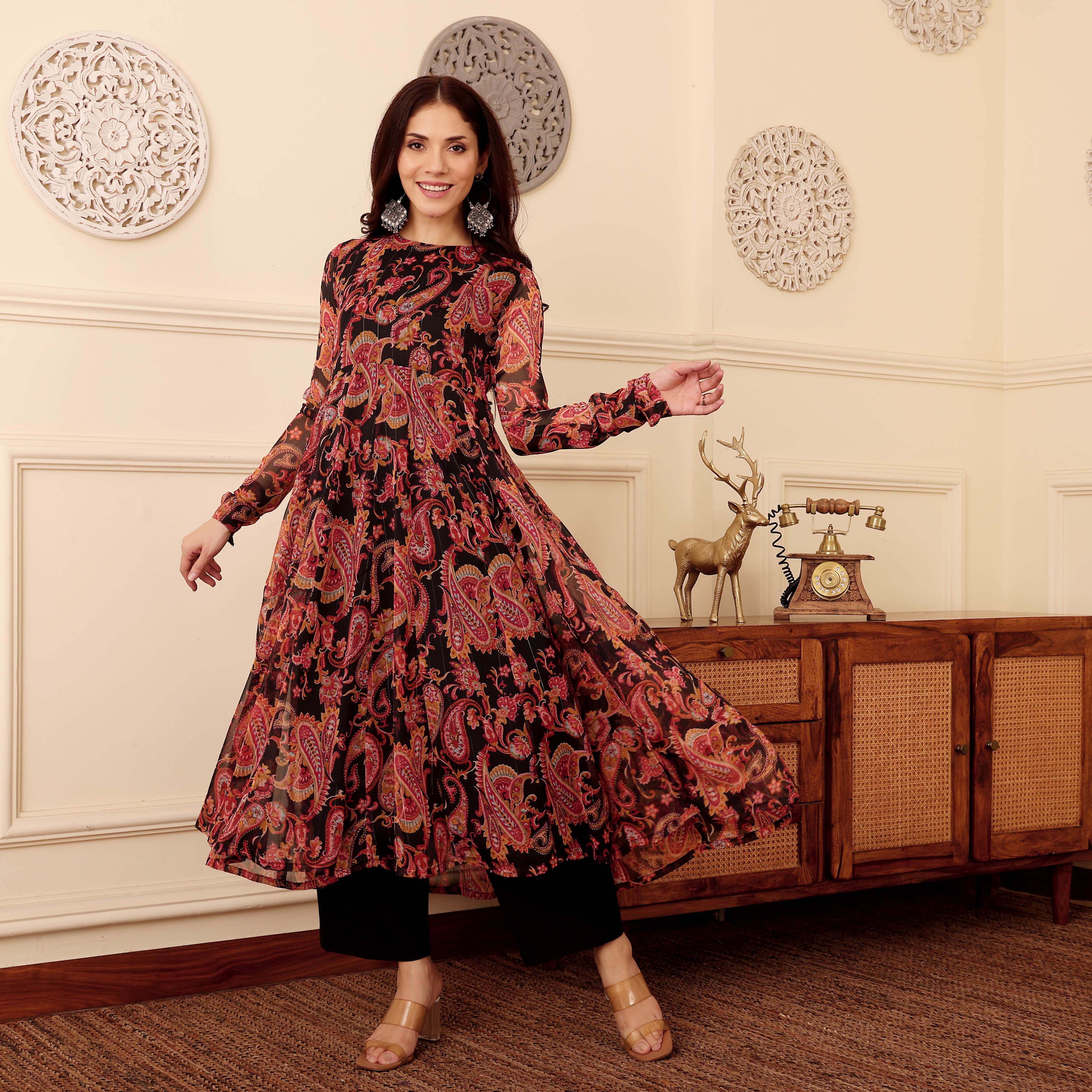 Shura Georgette Kurta