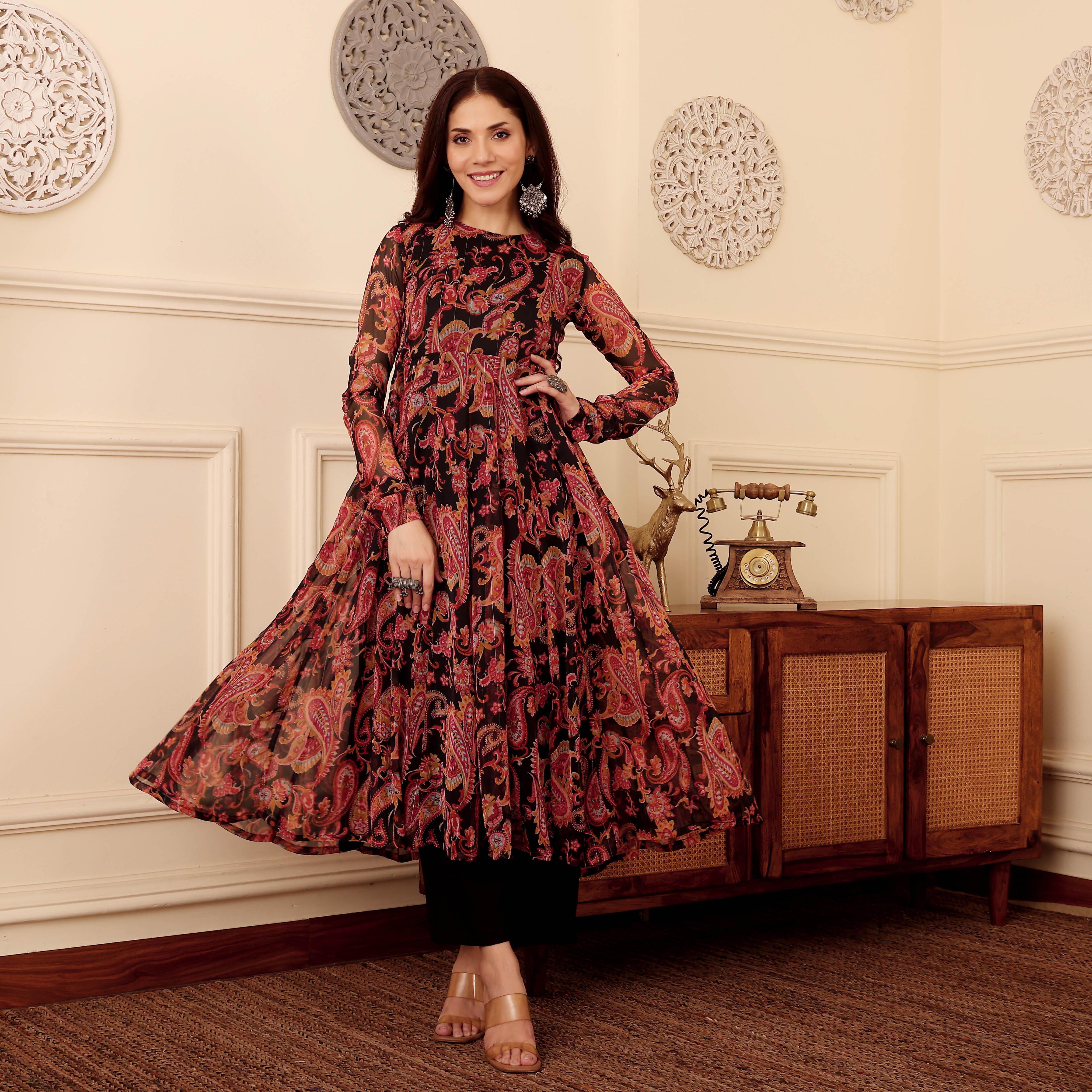 Shura Georgette Kurta