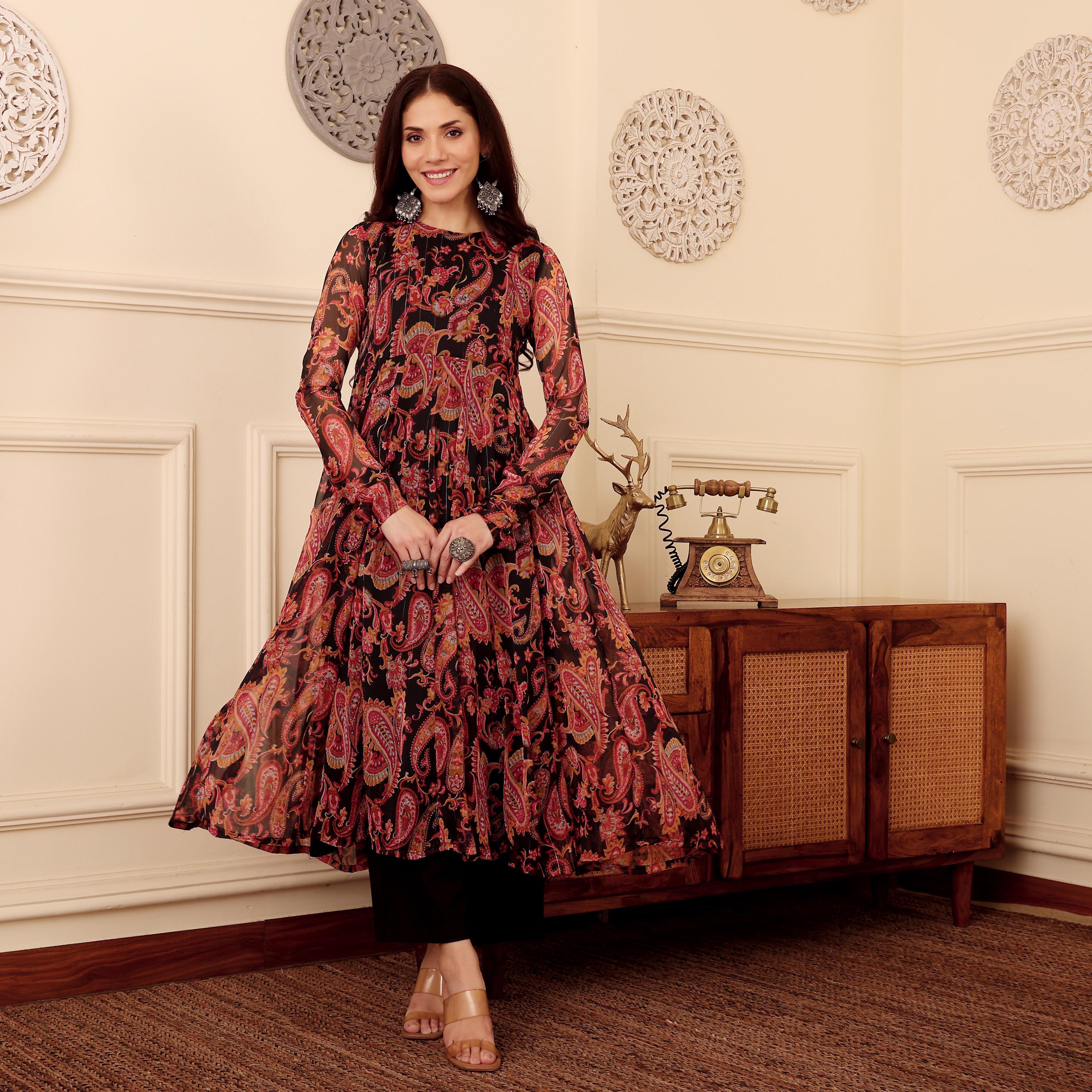 Shura Georgette Kurta
