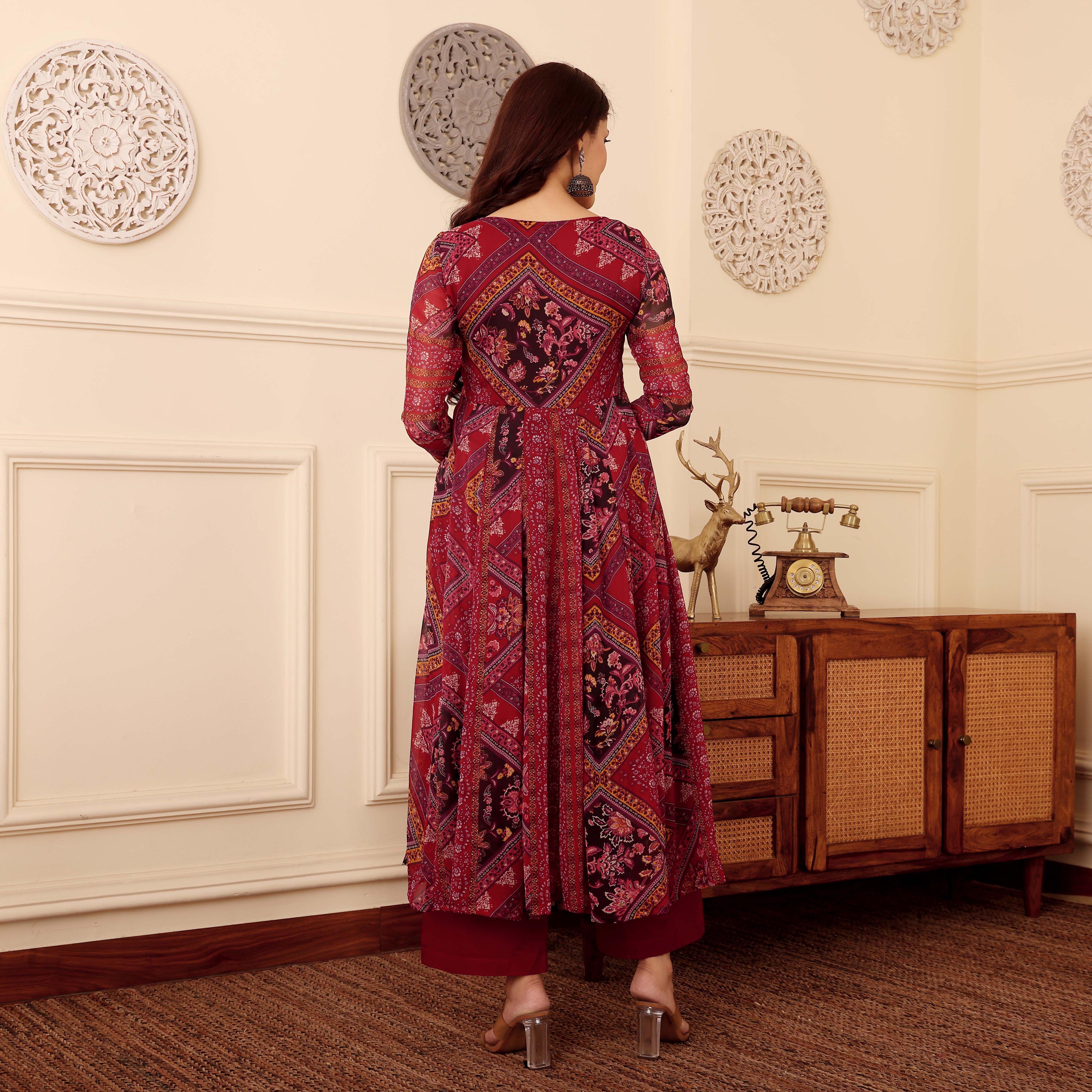 Avidaa Georgette Kurta