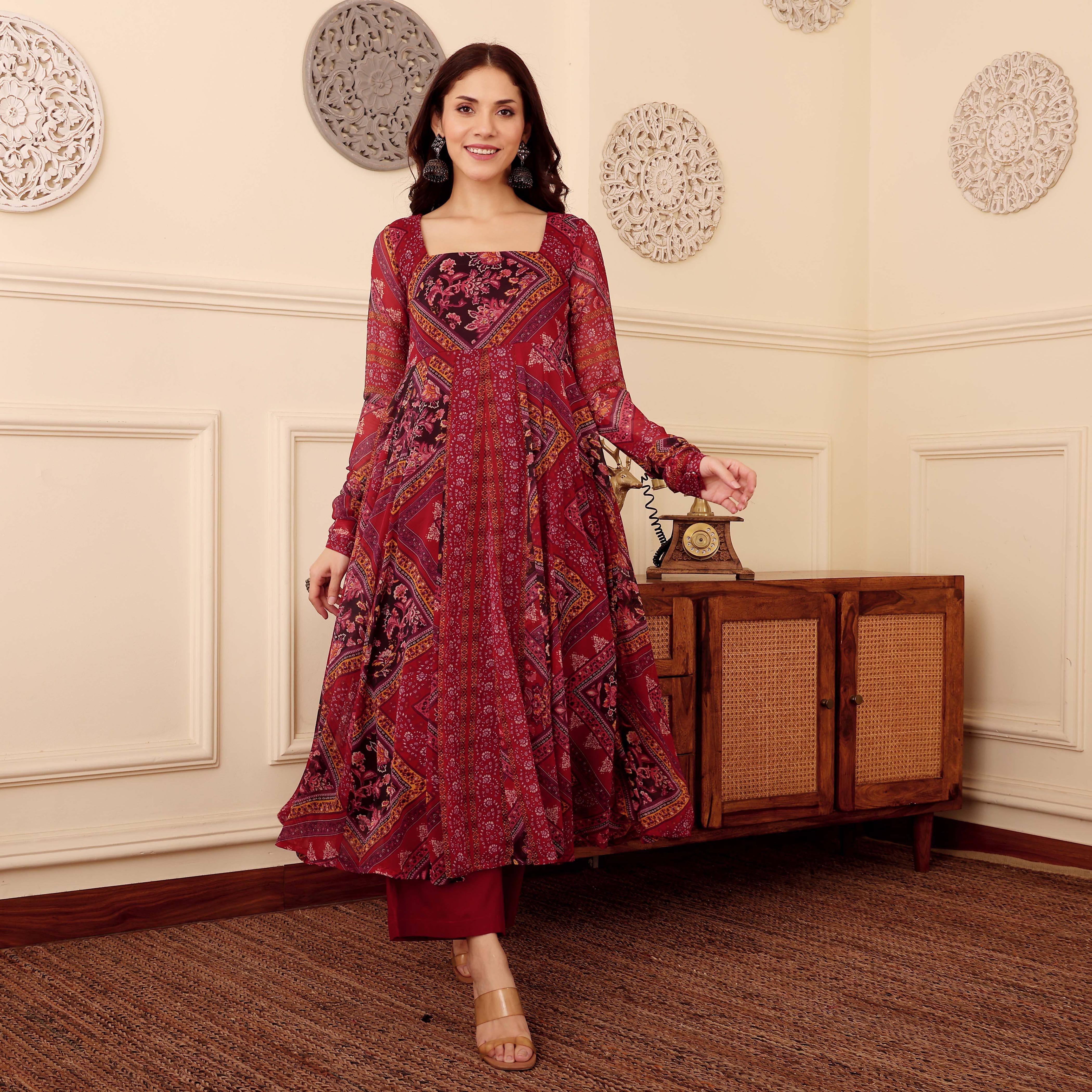 Avidaa Georgette Kurta